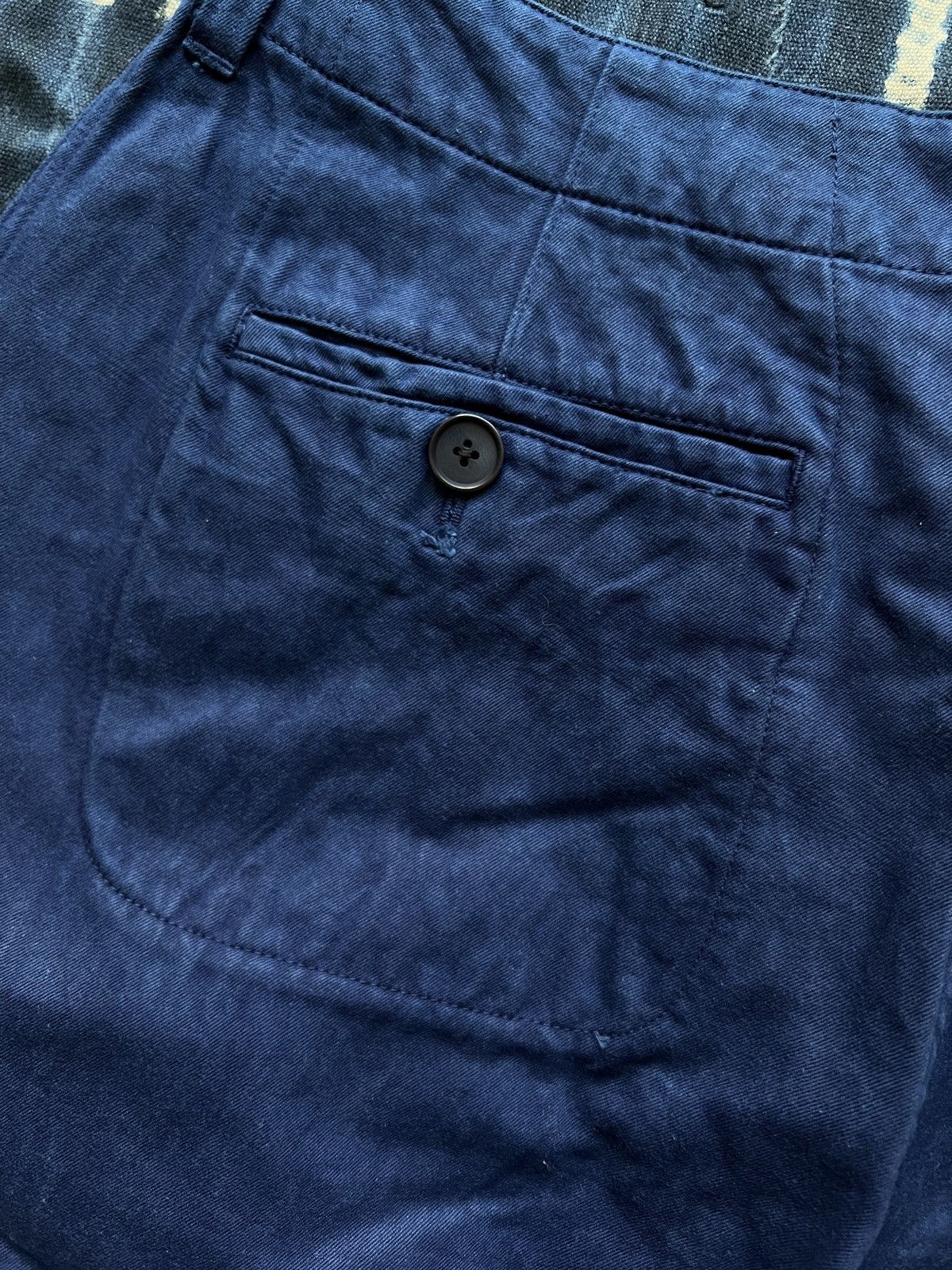 KUON Kuon Kountry Hand dyed Aizome Chino Pants Visvim Kapital Size US 34 / EU 50 - 8 Thumbnail