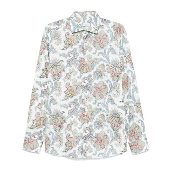 Etro ETRO Men Long Tops 99SA5F2 MRIB0001 X0800 WHITE Size US M / EU 48-50 / 2 - 1 Thumbnail