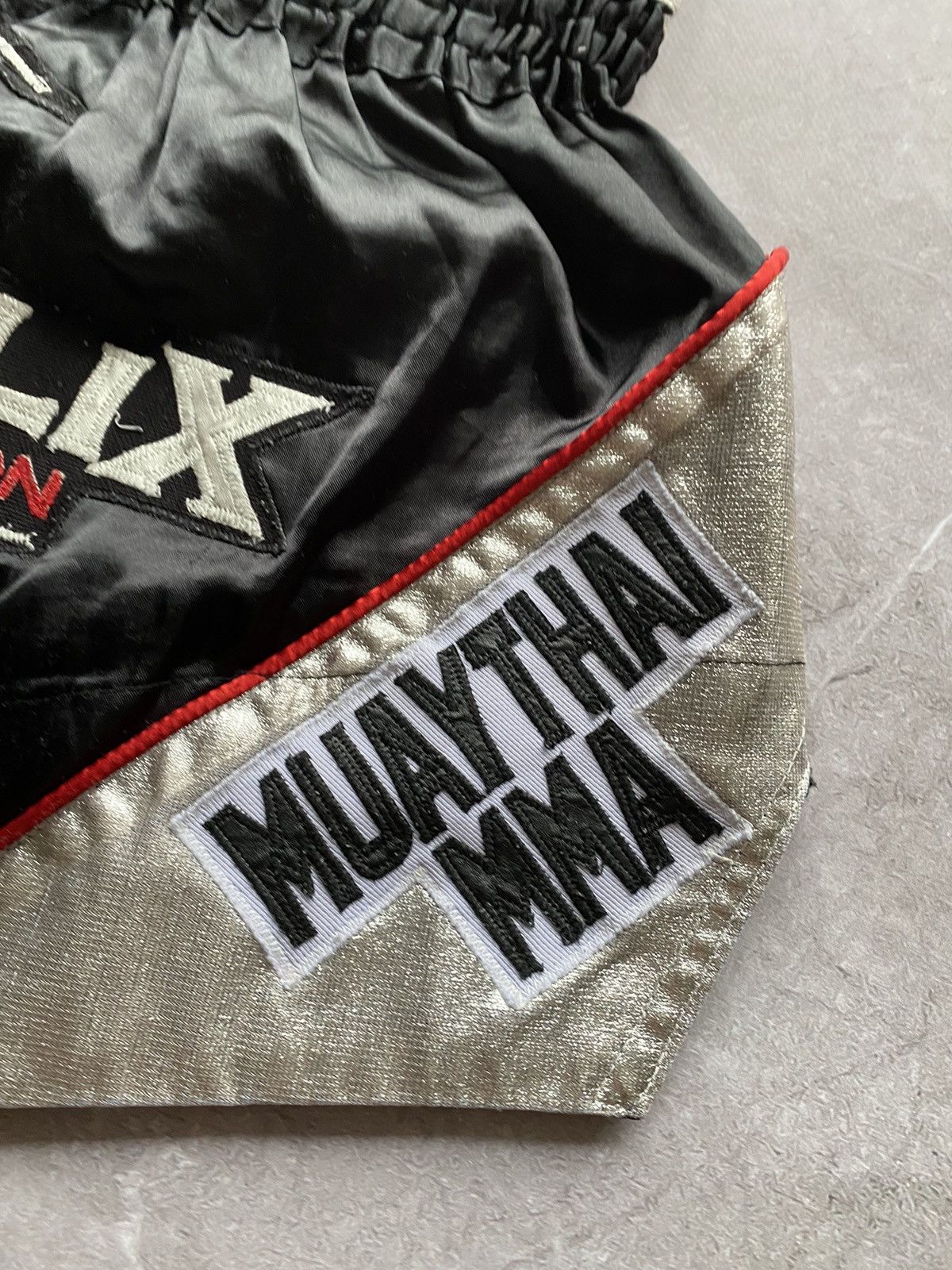 Vintage Vintage THAI4MORE Muay Thai Boxing Training Musculix Shorts Size US 34 / EU 50 - 9 Thumbnail