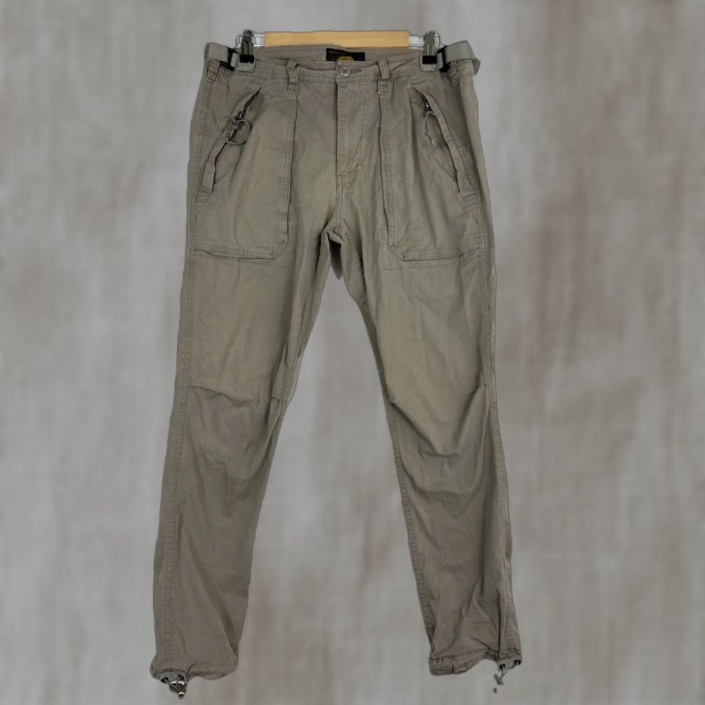 Abercrombie & Fitch Abercrombie & Fitch Pants Slim Straight 32x29 Beige Zipper Pockets Ankle Men Size US 32 / EU 48 - 1 Thumbnail