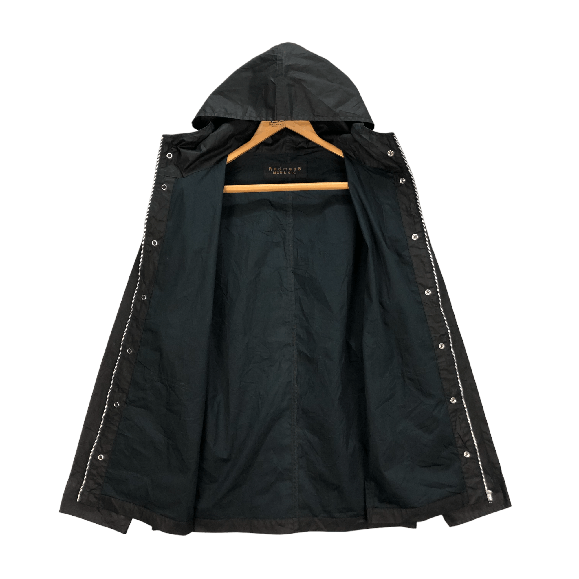 BIGI RADMESS BIGI 2 WAY BUTTON & ZIPPER HOODIE JACKET #5215-180 Size US L / EU 52-54 / 3 - 6 Thumbnail