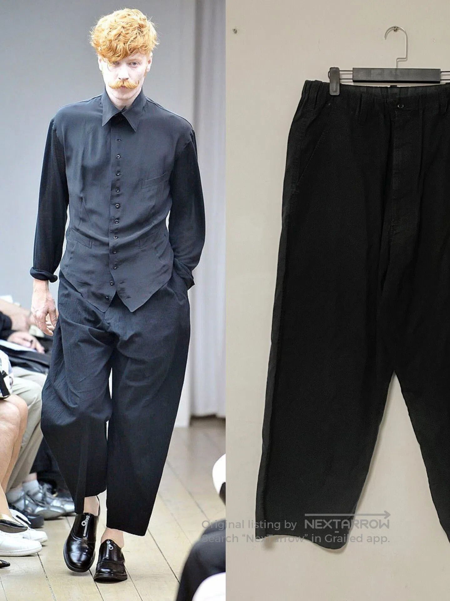 Yohji Yamamoto Yohji Yamamoto S/S11 Wide Leg Work Pants. Size US 34 / EU 50 - 1 Thumbnail