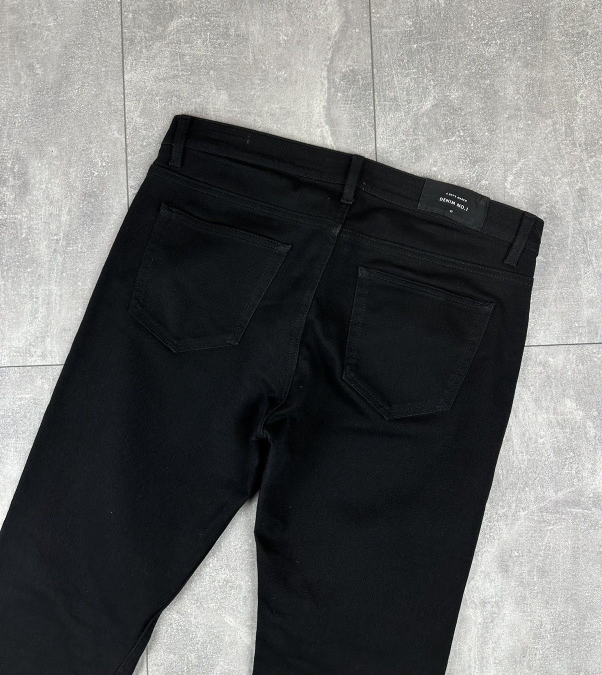 A Day's March A Days March Basic Black Denim Jeans Pants Size US 32 / EU 48 - 9 Thumbnail