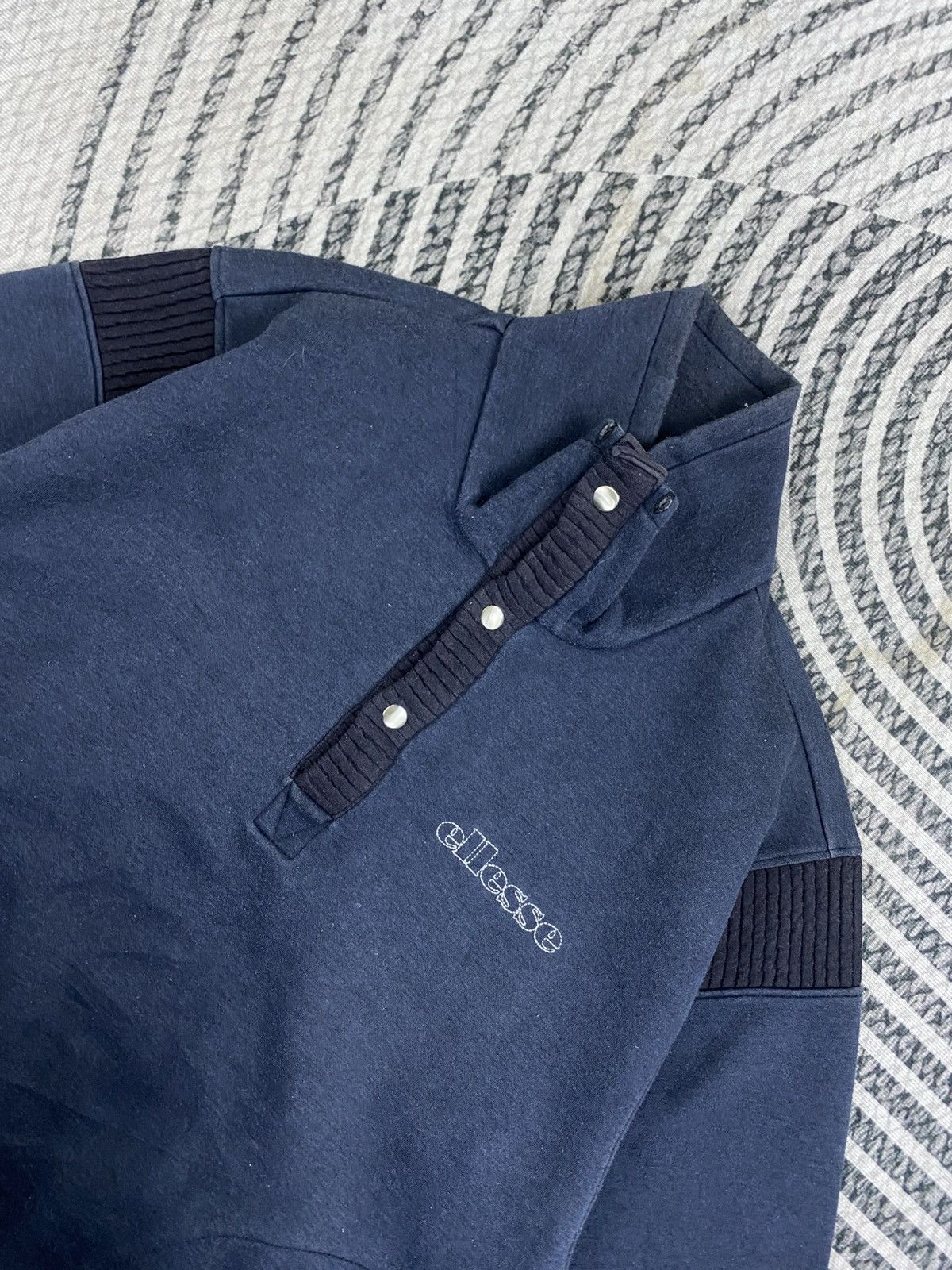 Ellesse Vintage Ellesse Brand Mock Neck With Button Shirt Size US M / EU 48-50 / 2 - 5 Thumbnail