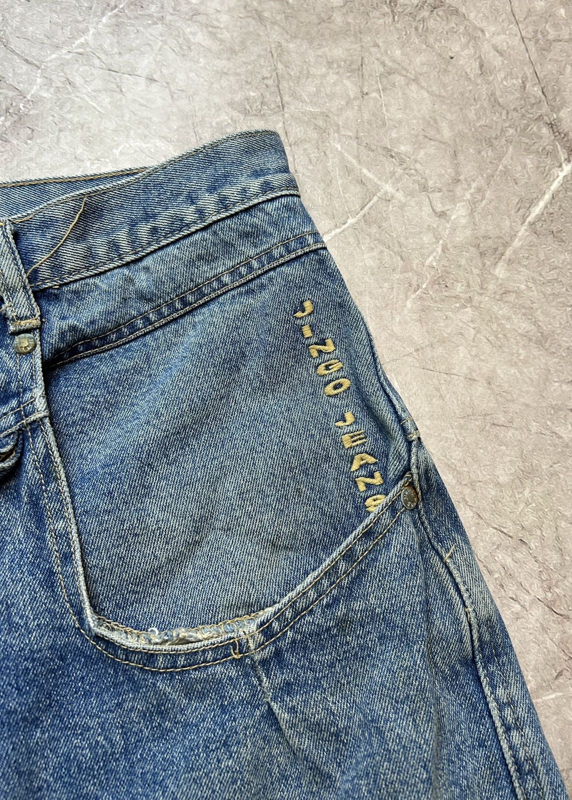 JNCO × Vintage JNCO Jean Denim Shorts Baggy Utility Carpenter Size US 34 / EU 50 - 8 Thumbnail