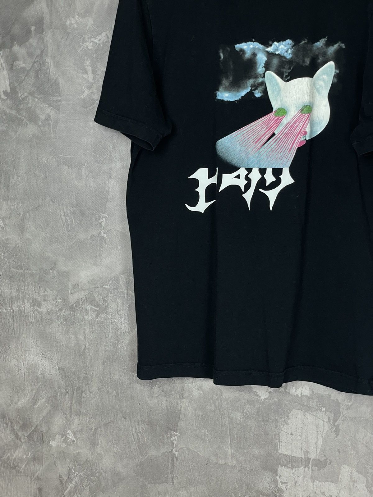 Diesel × Japanese Brand × Vintage Y2K Diesel T Shirt Vintage 3D Cat Logo Avantgarde Style Size US M / EU 48-50 / 2 - 5 Thumbnail