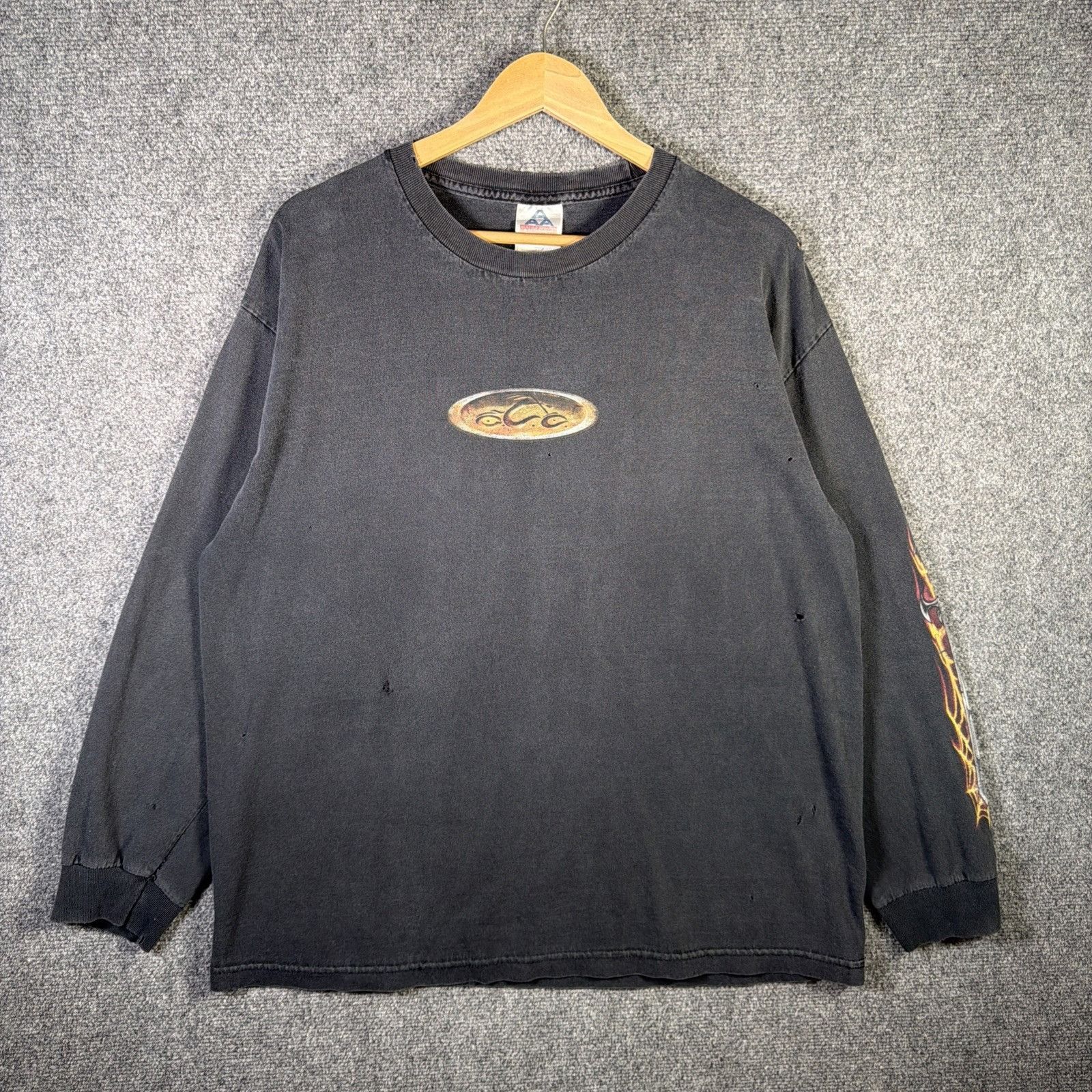 West Coast Choppers Vintage Orange County Choppers Shirt Mens XL 90s Long Sleeve Size US XL / EU 56 / 4 - 6 Thumbnail