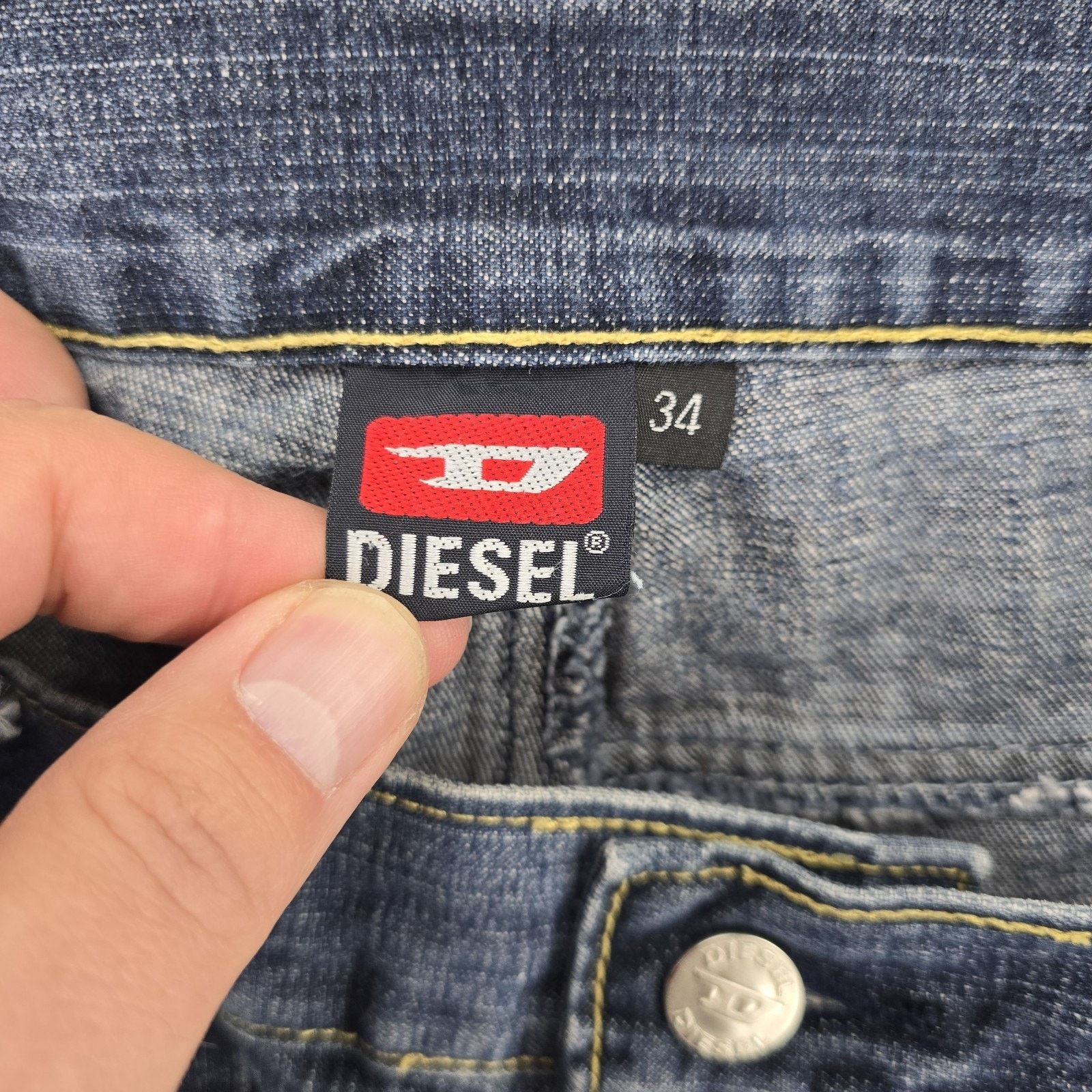 Diesel Vintage Diesel Jeans Women's Size 34 (Fits 32x32) Y2K Size 32" / US 10 / IT 46 - 5 Thumbnail