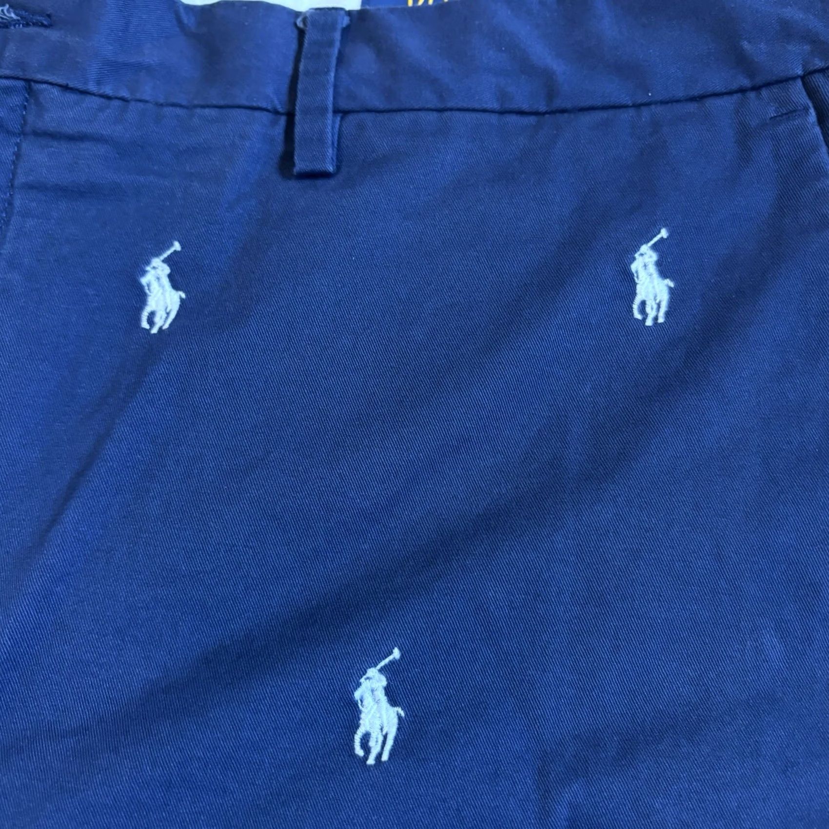 Polo Ralph Lauren Mens Polo Ralph Lauren Shorts 42 9" Classic Fit Stretch Navy Blue Horse Size US XL / EU 56 / 4 - 3 Thumbnail