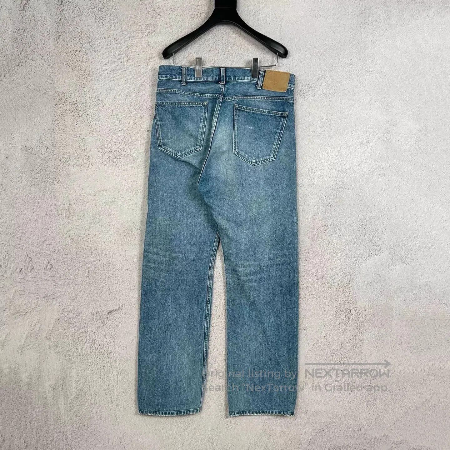 Celine Blue Distressed Denim Jeans. Size US 32 / EU 48 - 2 Thumbnail