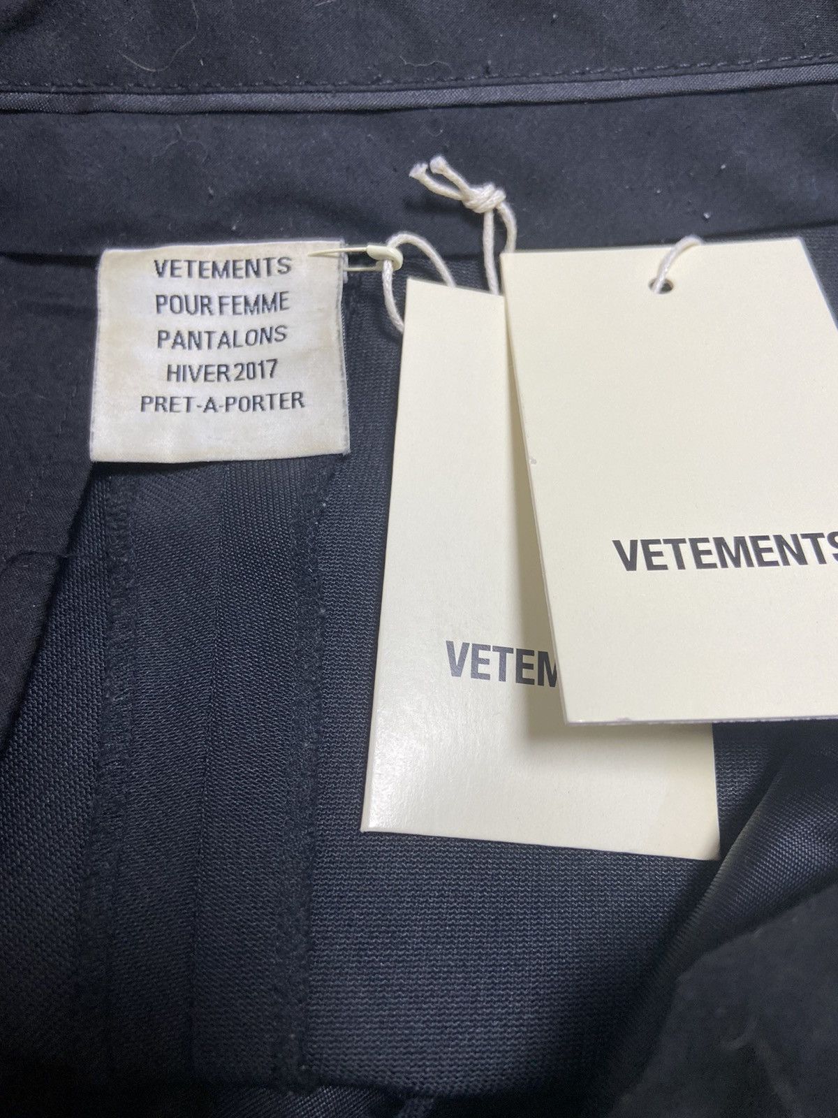 Vetements S Vetements flared cropped pants Size US 27 - 3 Thumbnail