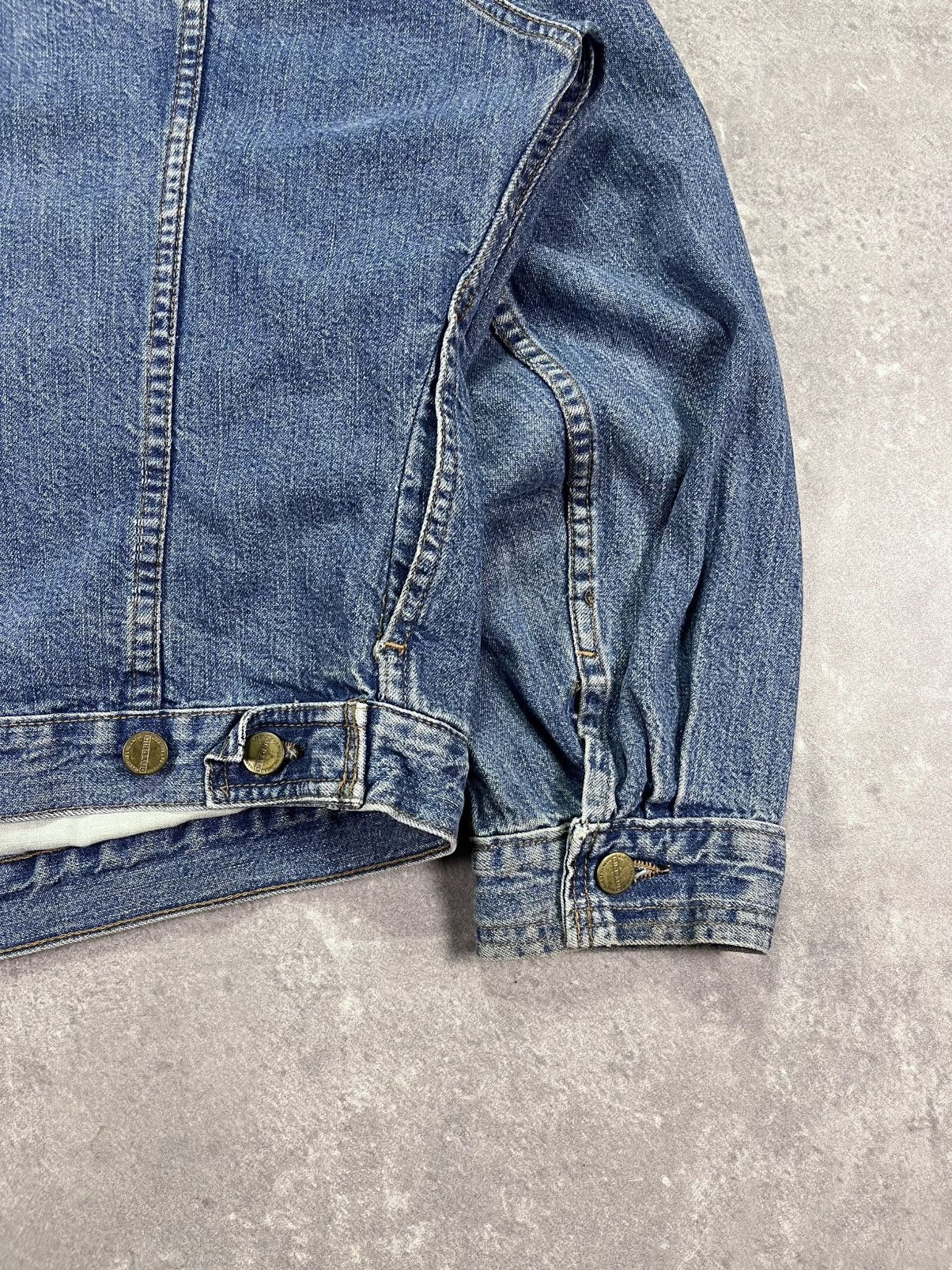 Marithe + Francois Girbaud 90s Marithe Francois Girbaud Denim Zip Trucker Jacket XL Size US XL / EU 56 / 4 - 12 Thumbnail