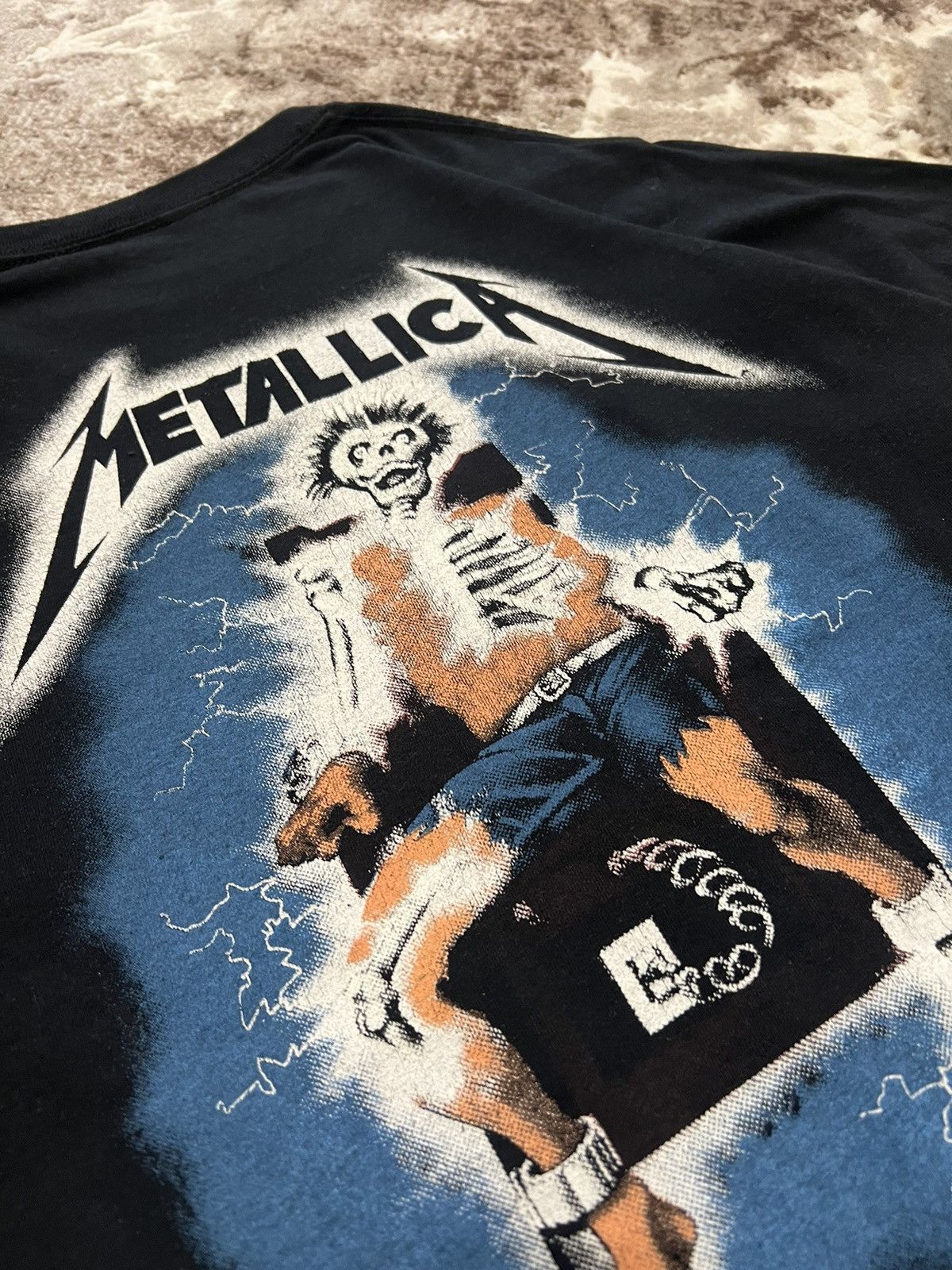 Band Tees × Metallica × Vintage Vintage Metallica Ride the lighthing y2k t shirt Size US M / EU 48-50 / 2 - 3 Thumbnail