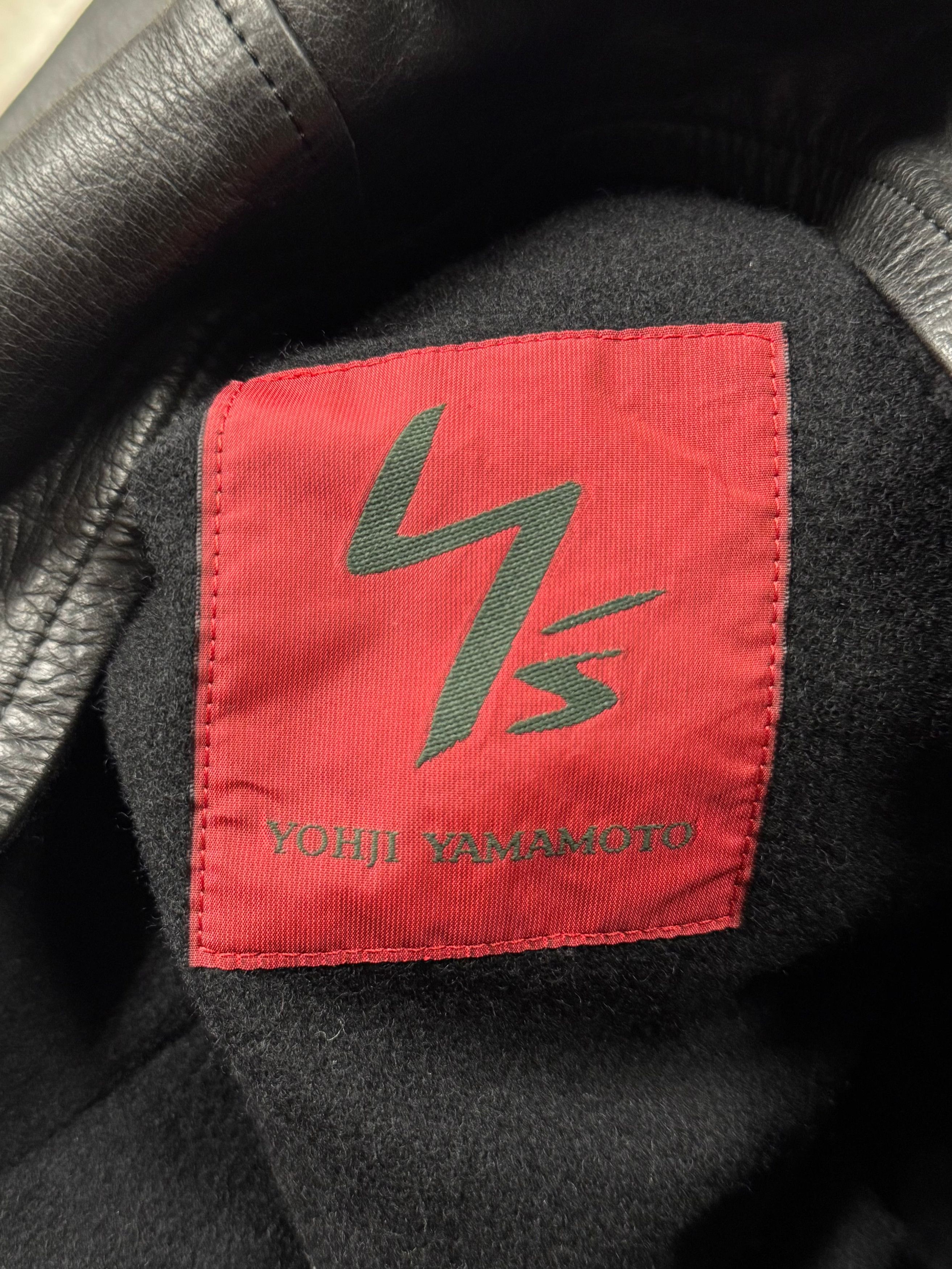Yohji Yamamoto Vintage Yohji Yamamoto Y’s ‘Horse Hide’ Belt Leather Jacket Size US M / EU 48-50 / 2 - 4 Thumbnail