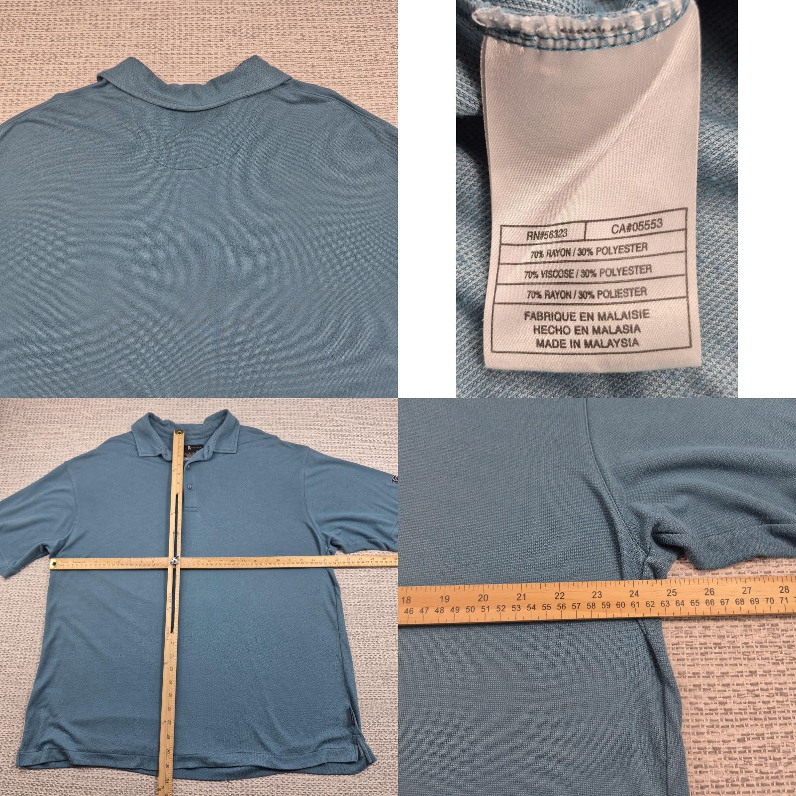 Vintage Tiger Woods Dri-FIT Polo Shirt Mens XL Blue Size US XL / EU 56 / 4 - 8 Thumbnail