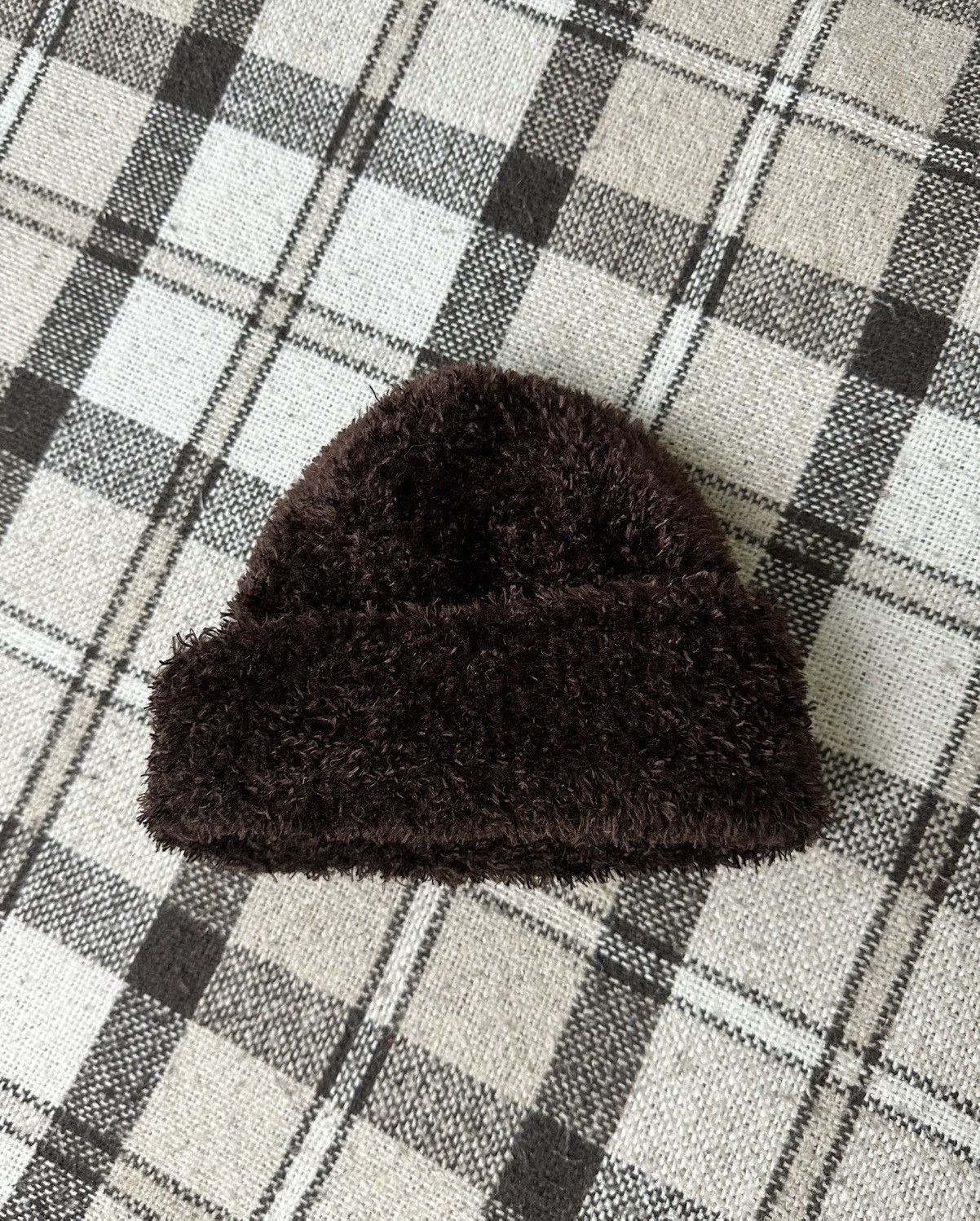 Other Avant garde Mohair Fluffy Vintage Hat One Size brown colour Size ONE SIZE - 1 Thumbnail
