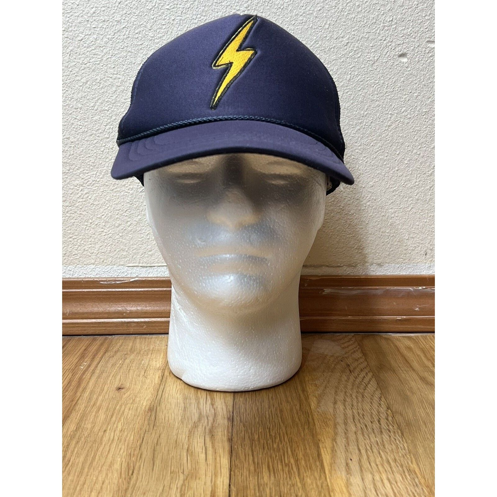 Aviator Nation Aviator Nation Hat Snapback Navy Trucker Mesh Lightning Bolt Size ONE SIZE - 1 Thumbnail