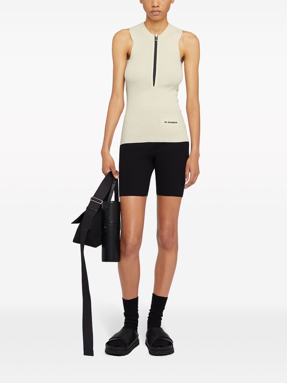 Jil Sander o1mt1gz0625 Cotton Shorts in Black Size 26" / US 2 / IT 38 - 2 Thumbnail