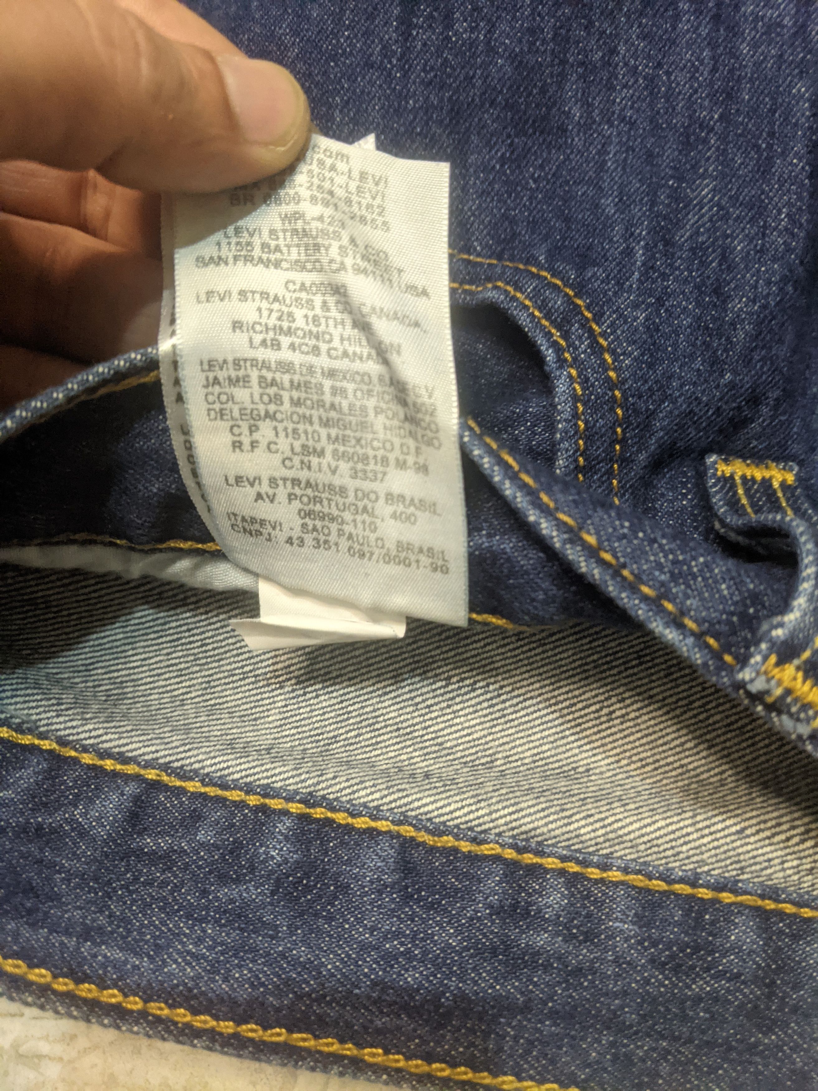 Levi's Levis 501 Straight Leg Button Fly Size US 36 / EU 52 - 14 Thumbnail