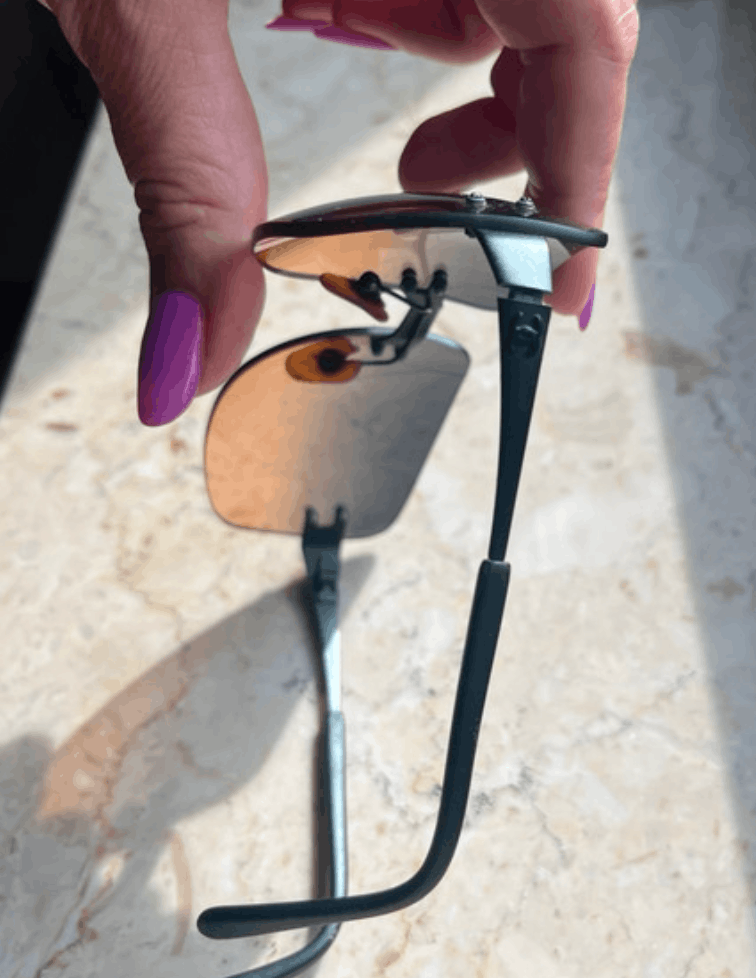 Chanel CHANEL Sunglasses Rimless Rhinestone 4017 Shields Size ONE SIZE - 4 Thumbnail