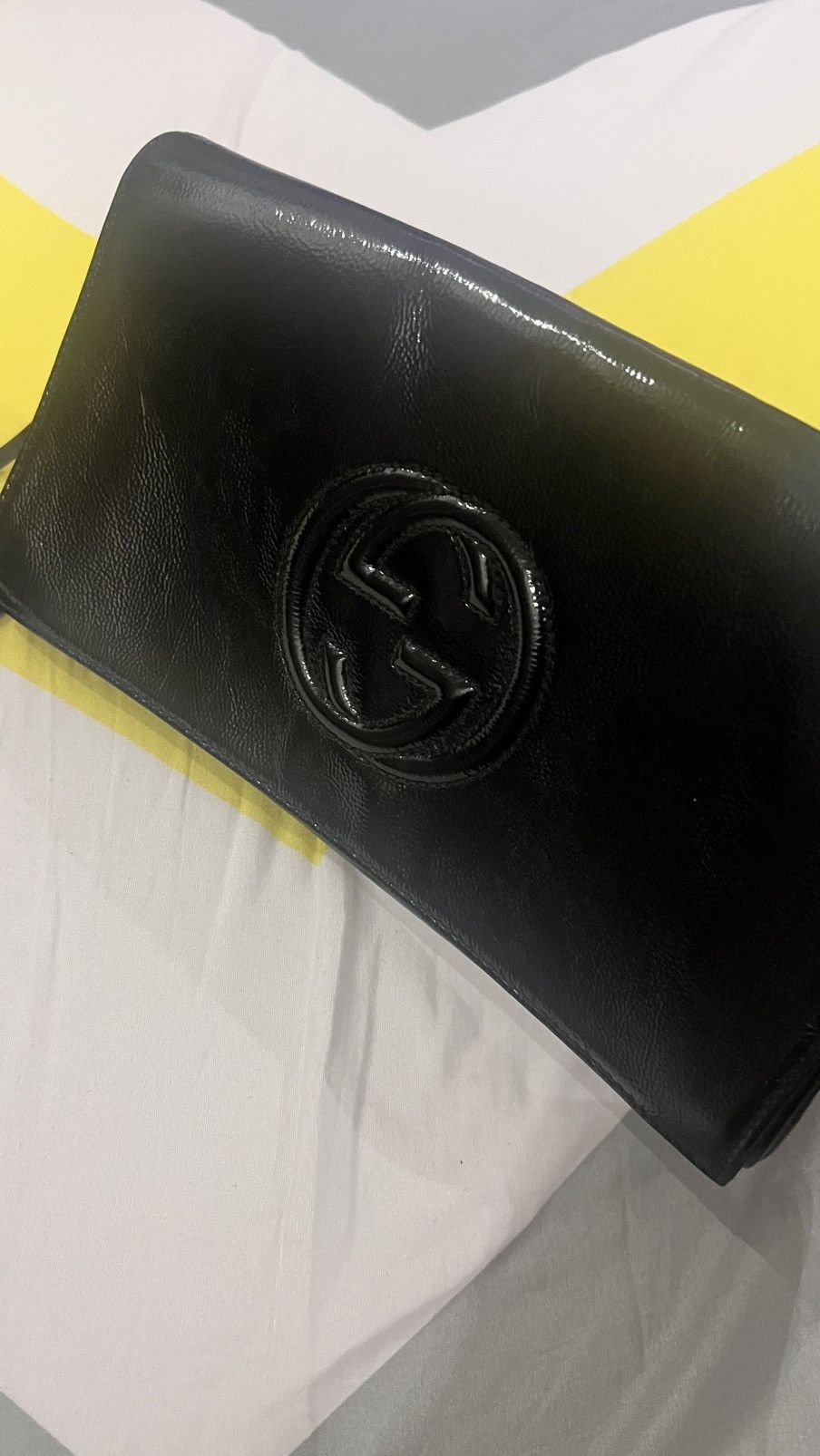 Gucci Gucci Soho Patent Leather Clutch Size ONE SIZE - 14 Thumbnail