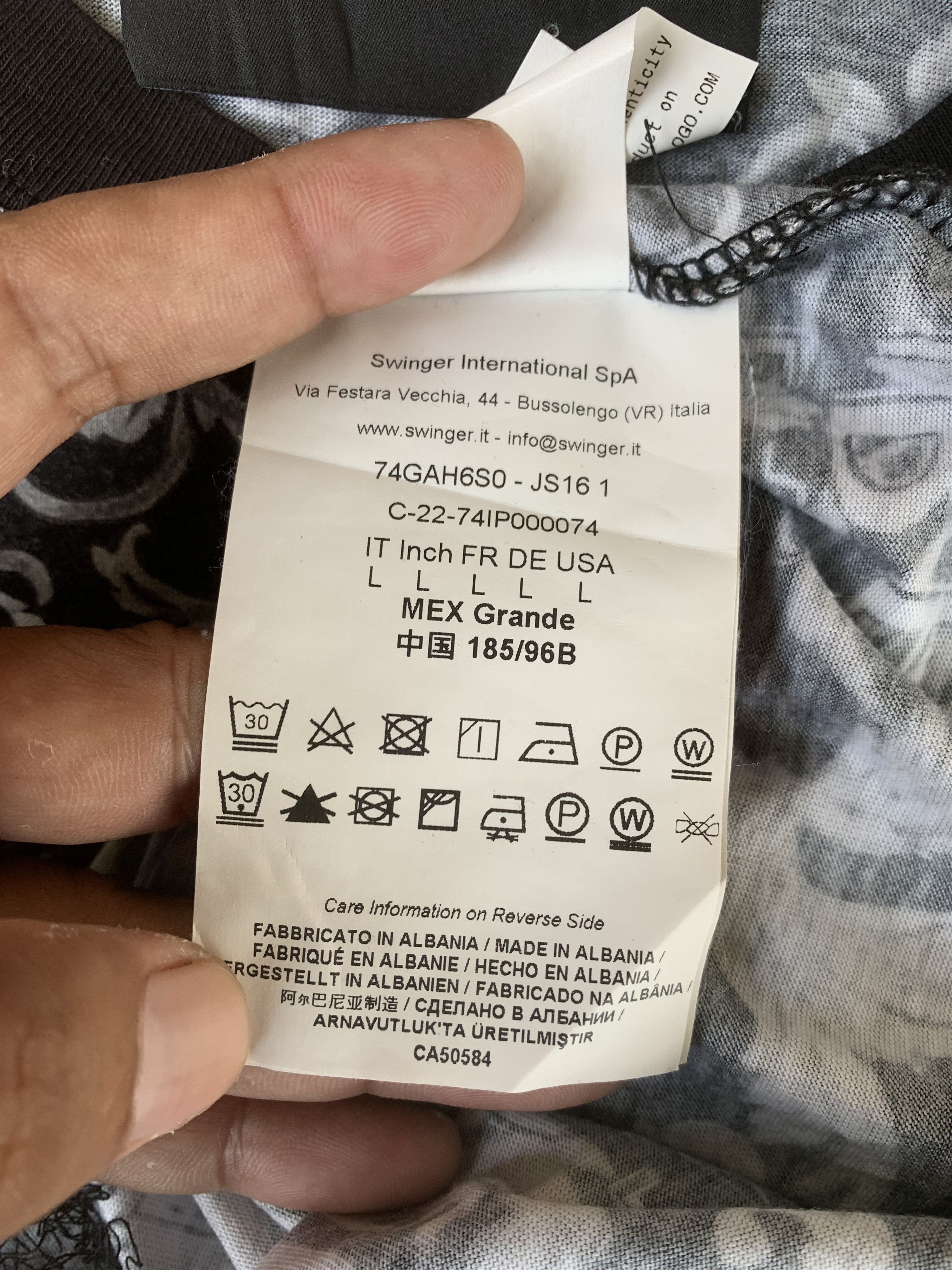 Versace Jeans Couture Versace jeans couture fullprint tee Size US L / EU 52-54 / 3 - 4 Thumbnail