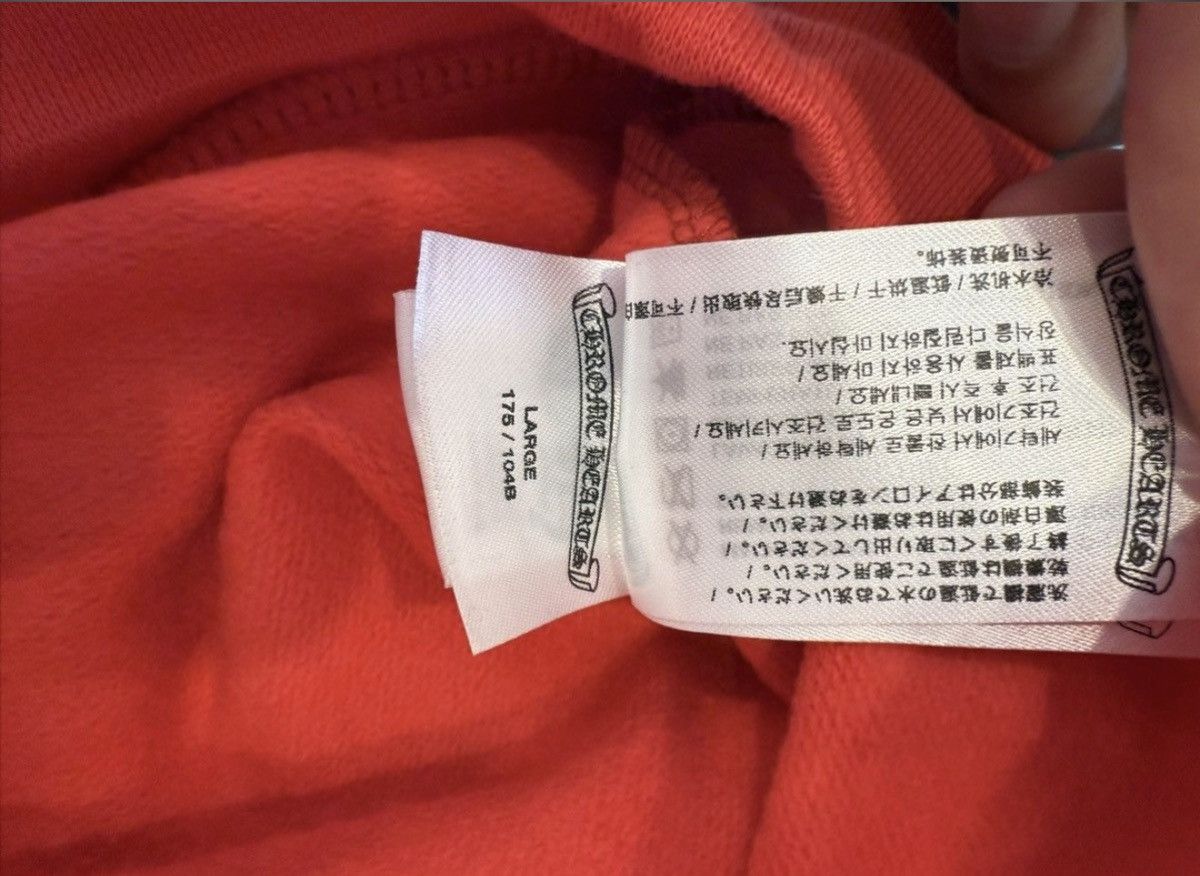Chrome Hearts Chrome Hearts Red “Scroll” Hoodie Size US L / EU 52-54 / 3 - 7 Thumbnail