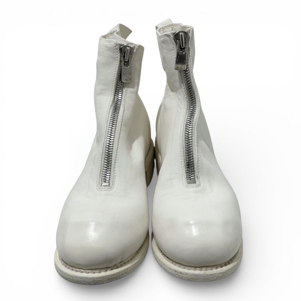 Guidi GUIDI New Women's White Leather Ankle Boots Size 38 US8 Size US 8 / IT 38 - 8 Thumbnail