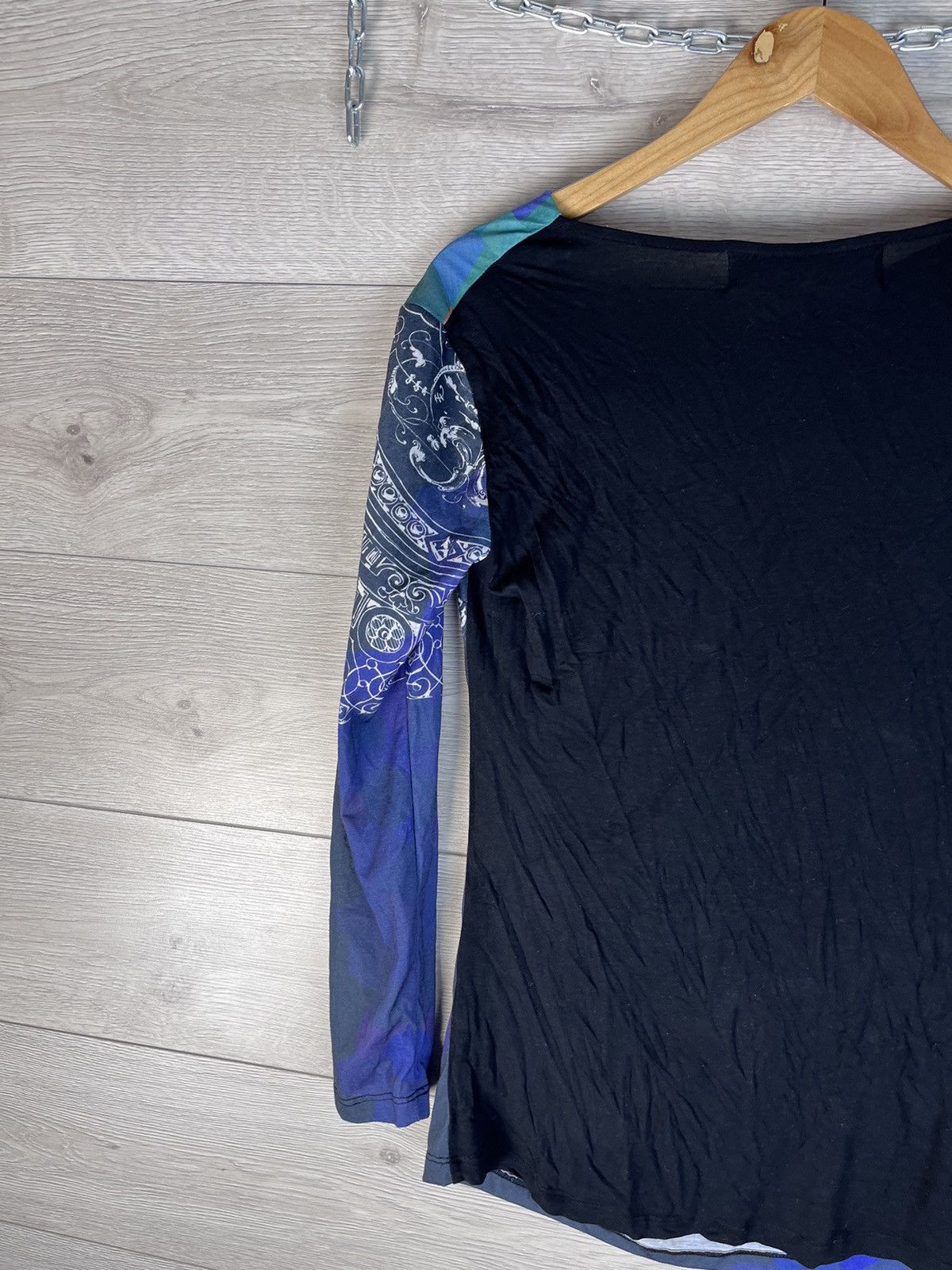 Desigual Women blouse Designer size M casual Y2K Japan Size M / US 6-8 / IT 42-44 - 9 Thumbnail