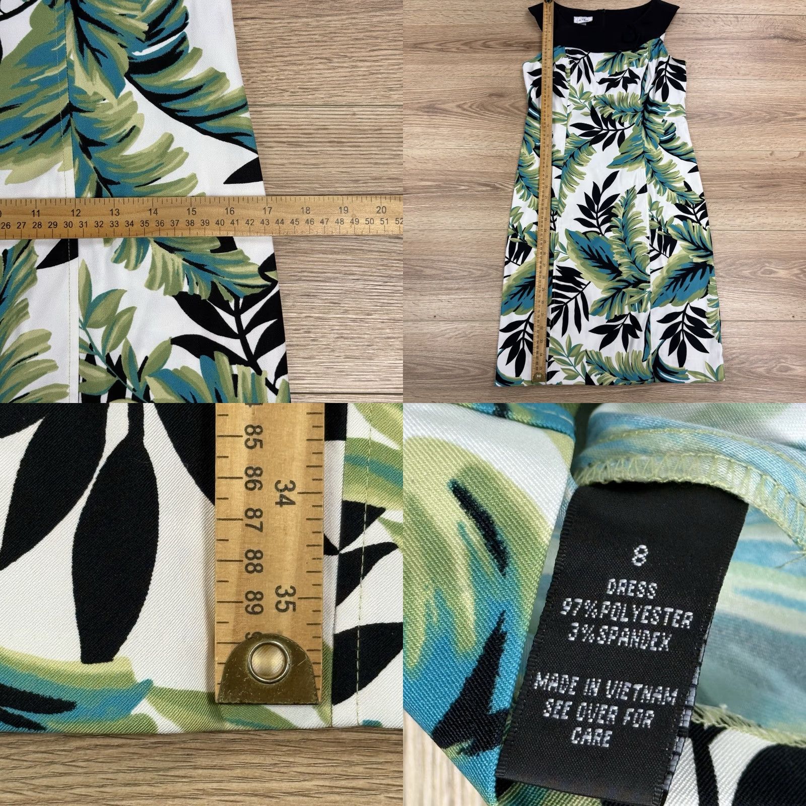 Alyx Alyx Floral Sleeveless Sheath Cocktail Dress Multicolor Knee Length 8 Women Party/Cocktail Size M / US 6-8 / IT 42-44 - 8 Thumbnail