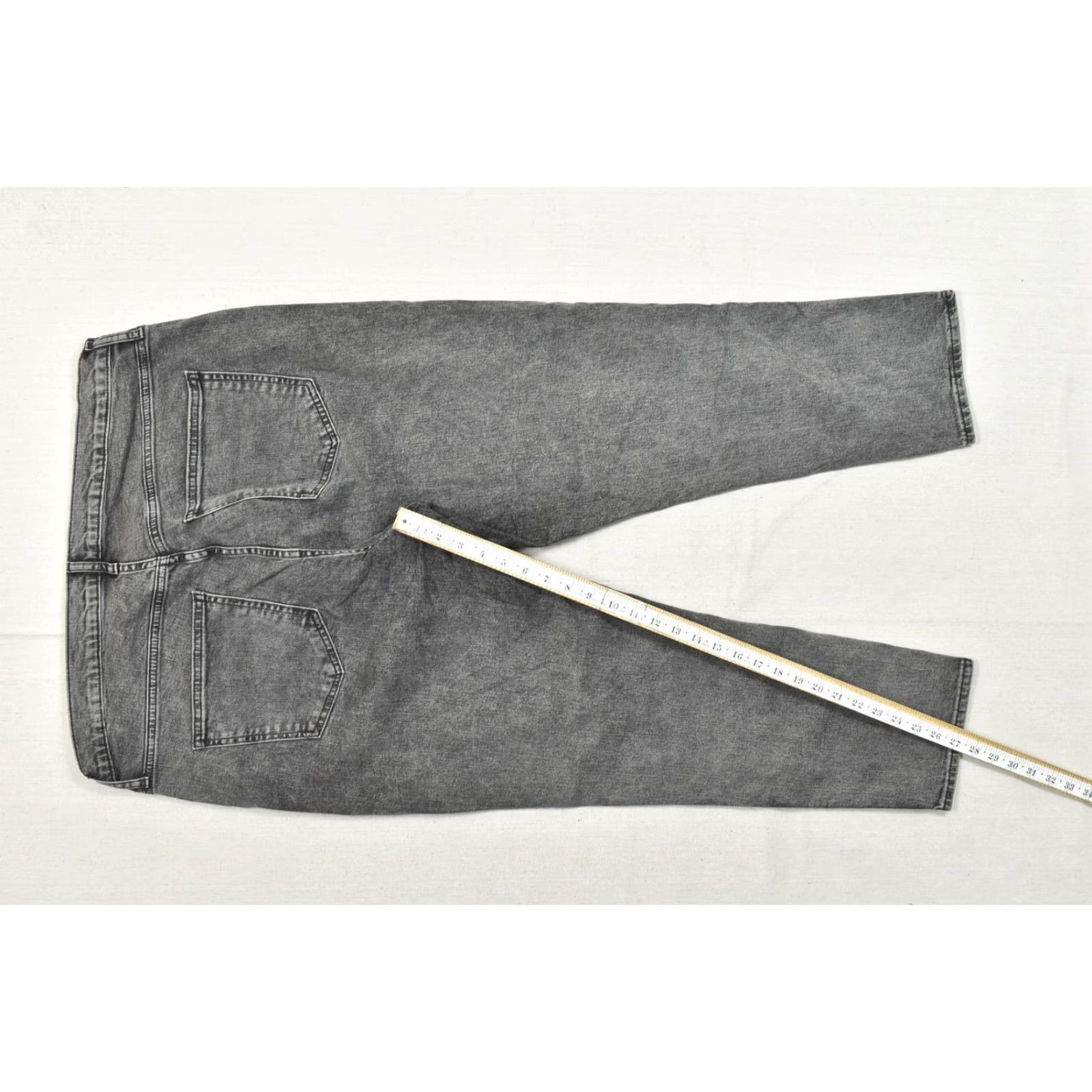 Gap Gap Denim Women's 18/34 High Rise Slim Gray Button Fly Jeans Cotton Denim 5-Pocket 90s Vintage 1969 Mens Womens Boys Girls Size 40" / US 18 - 4 Thumbnail