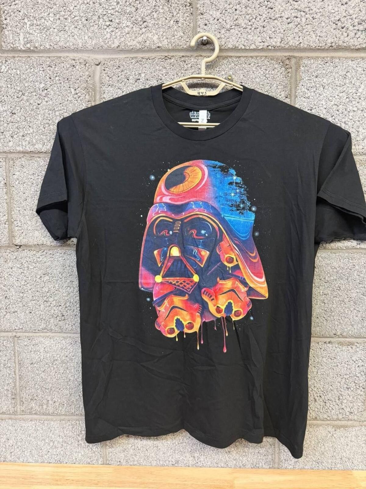 Star Wars Y2K Star Wars Darth Vader Neon Graphic Tee XL Black Licensed Size US XL / EU 56 / 4 - 1 Thumbnail