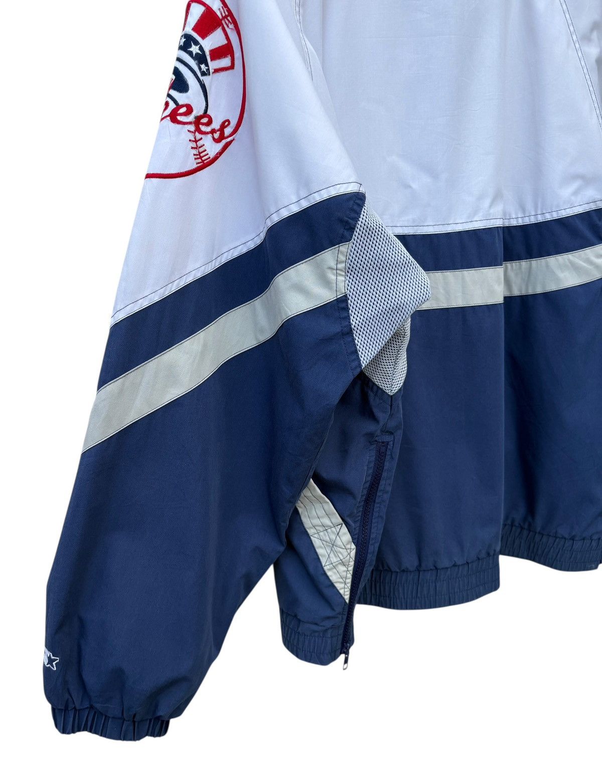 MLB Vintage New York Yankees Half Zipper Starter Pullover Size US XL / EU 56 / 4 - 12 Thumbnail