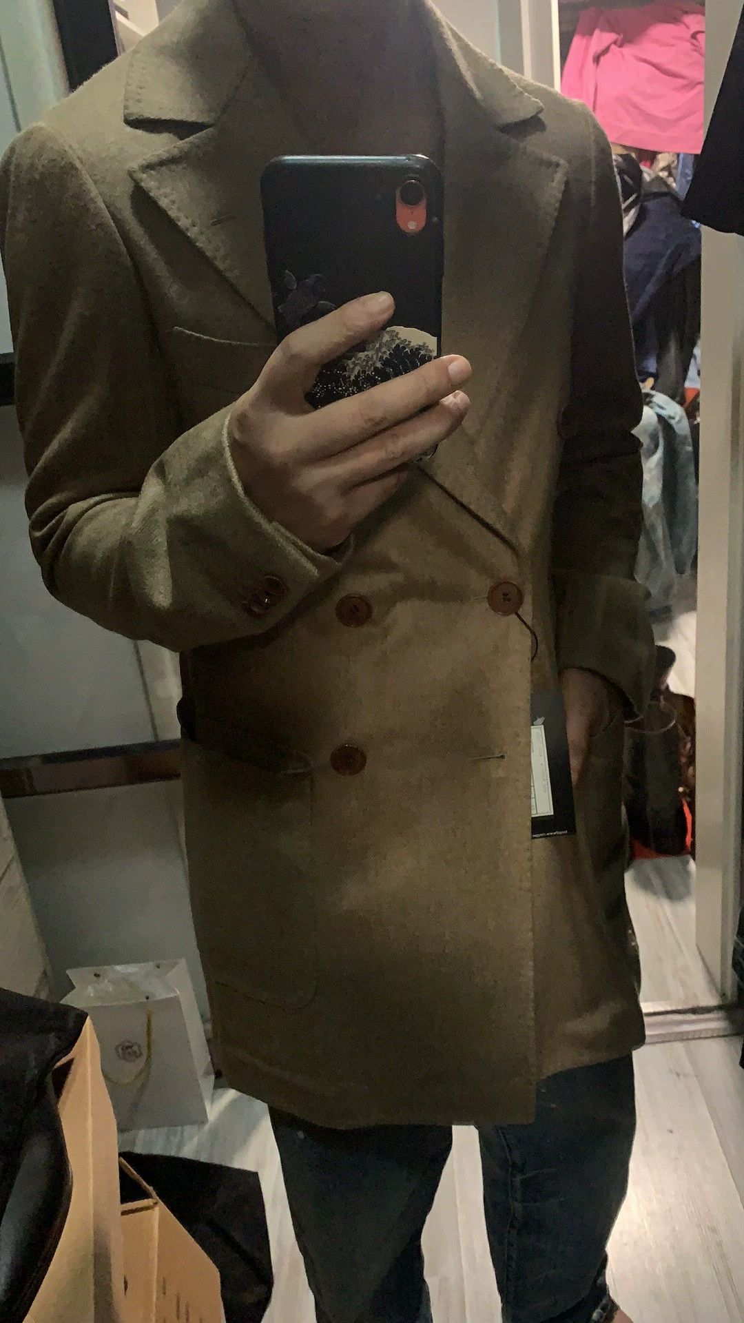 Ring Jacket brand new double-breasted jacket in brown Size US L / EU 52-54 / 3 - 1 Thumbnail