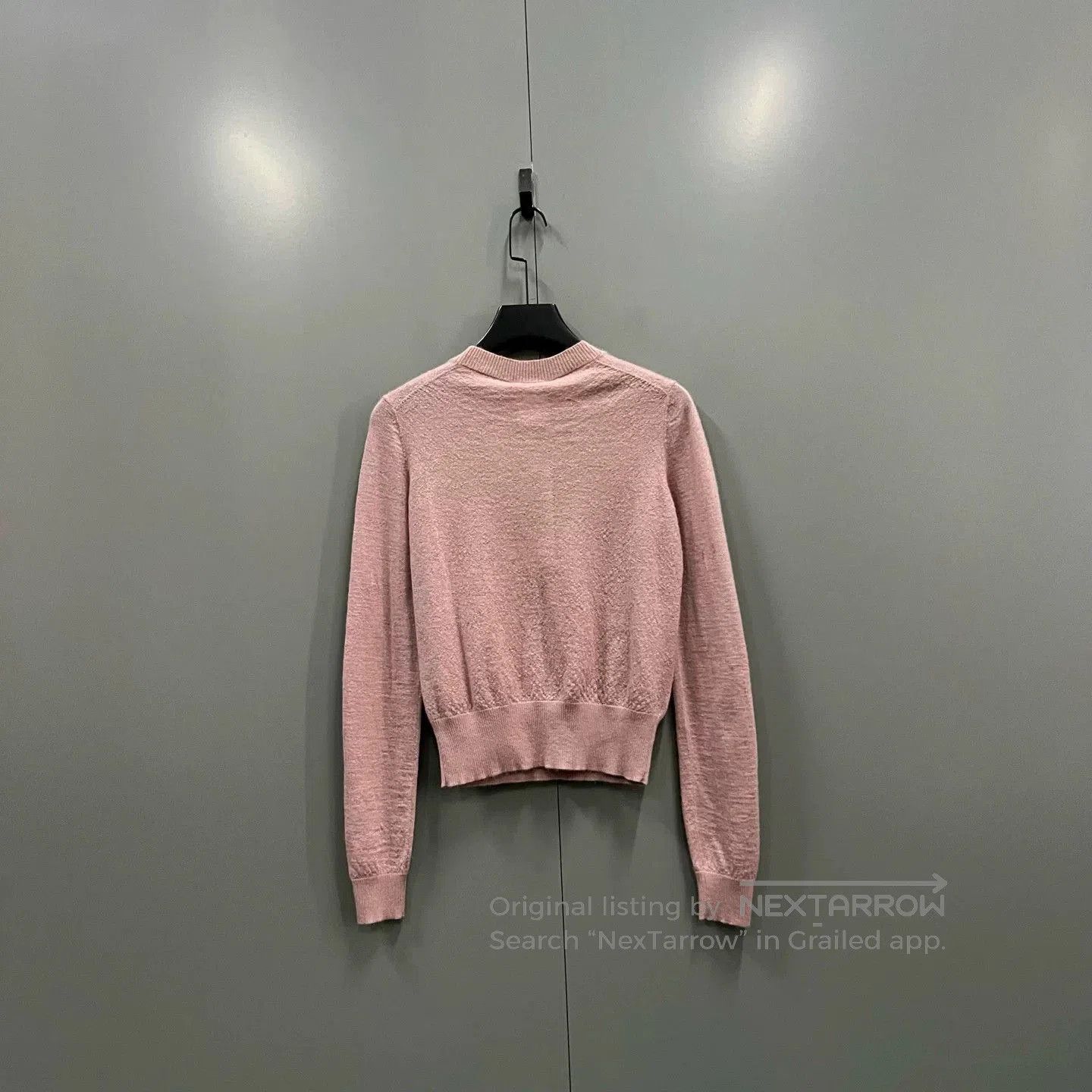 Chanel Chanel Pink Pearl Embroidered Sweater. Size S / US 4 / IT 40 - 3 Thumbnail