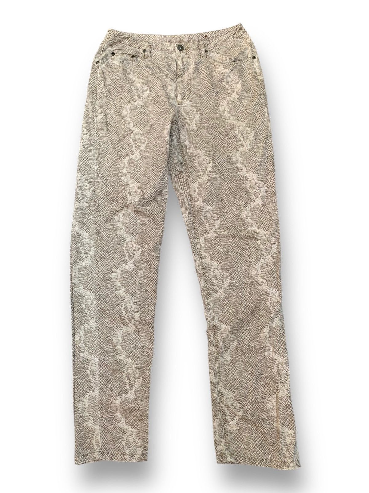Japanese Brand Rare! Liz Claiborne Snake Skin Design Pants Jeans Size US 30 / EU 46 - 1 Thumbnail