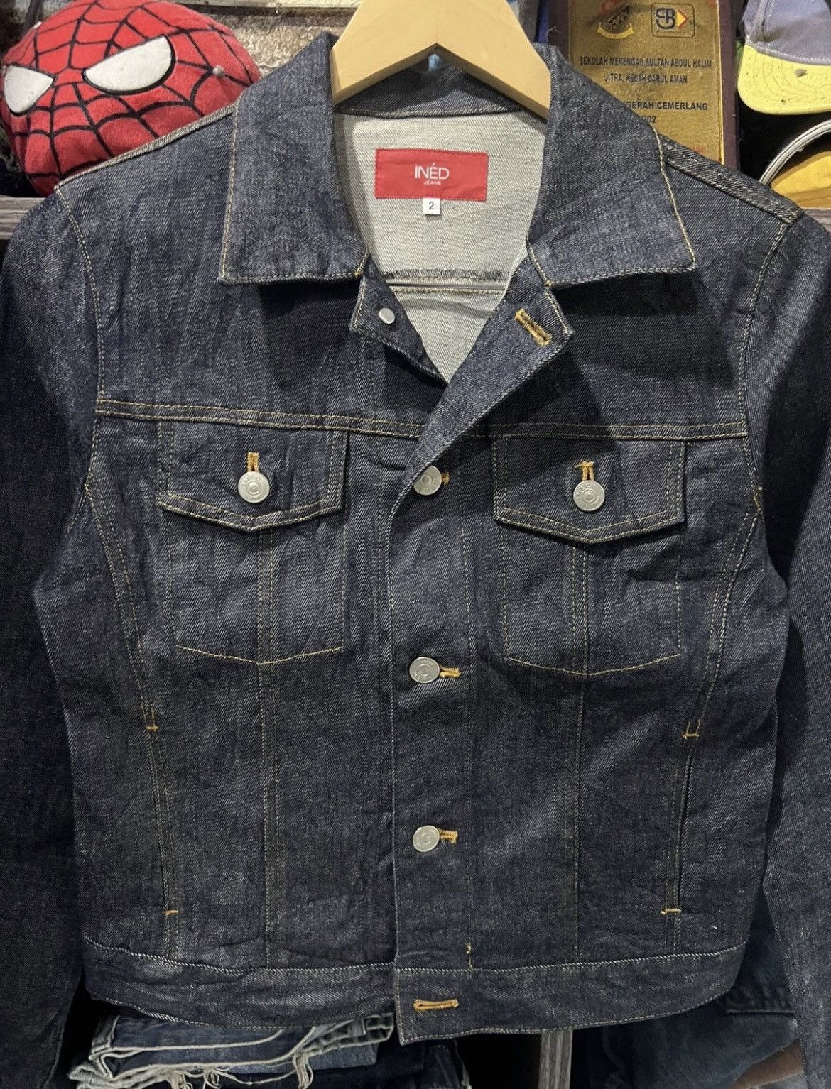 Yohji Yamamoto 🔥Inéd Jeans Yohji Yamamoto Denim Jacket Size S / US 4 / IT 40 - 10 Thumbnail