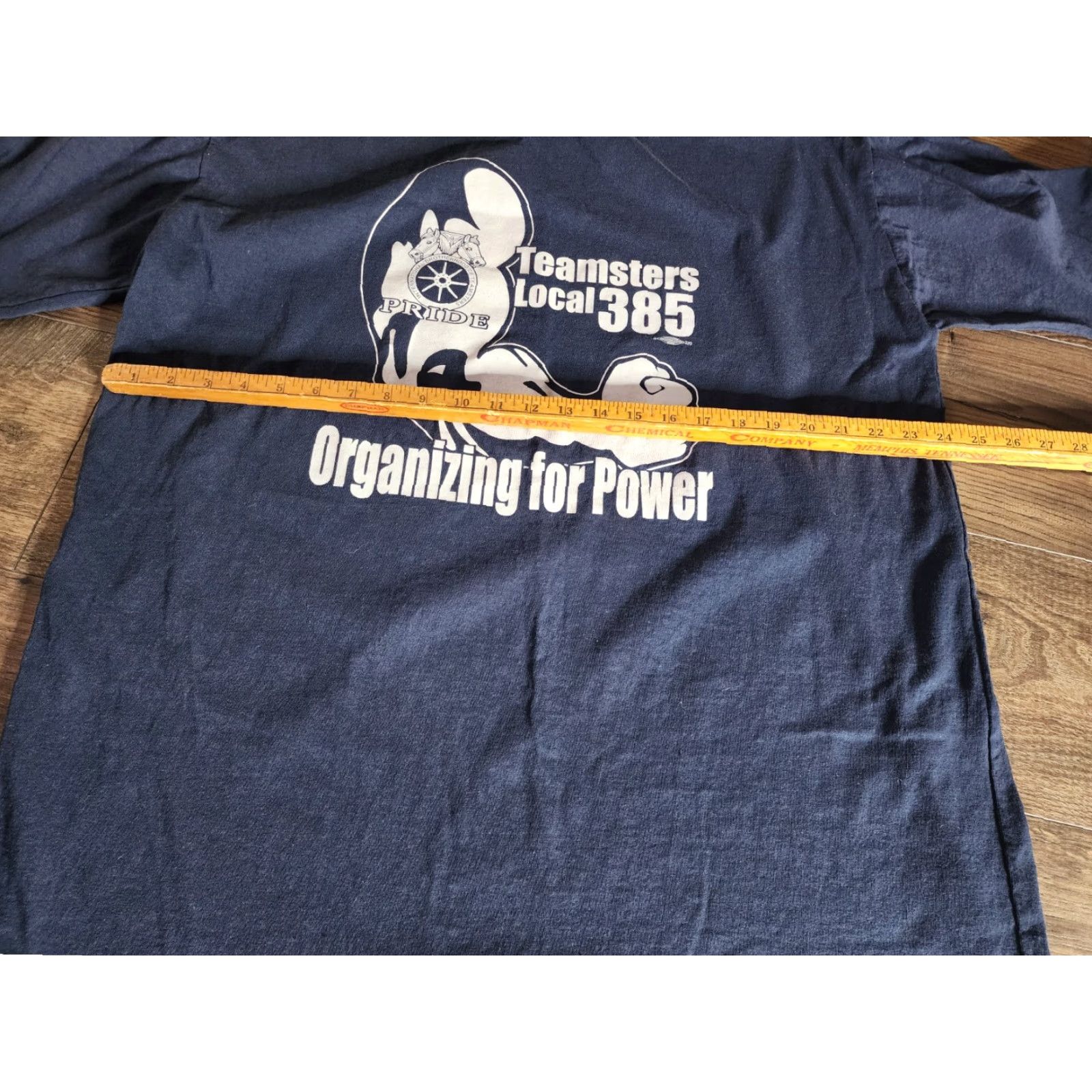 Union LA Union Teamsters LOCAL 385 Always Essential Double Sided Mens 2XL T Shirt Size US XXL / EU 58 / 5 - 4 Thumbnail