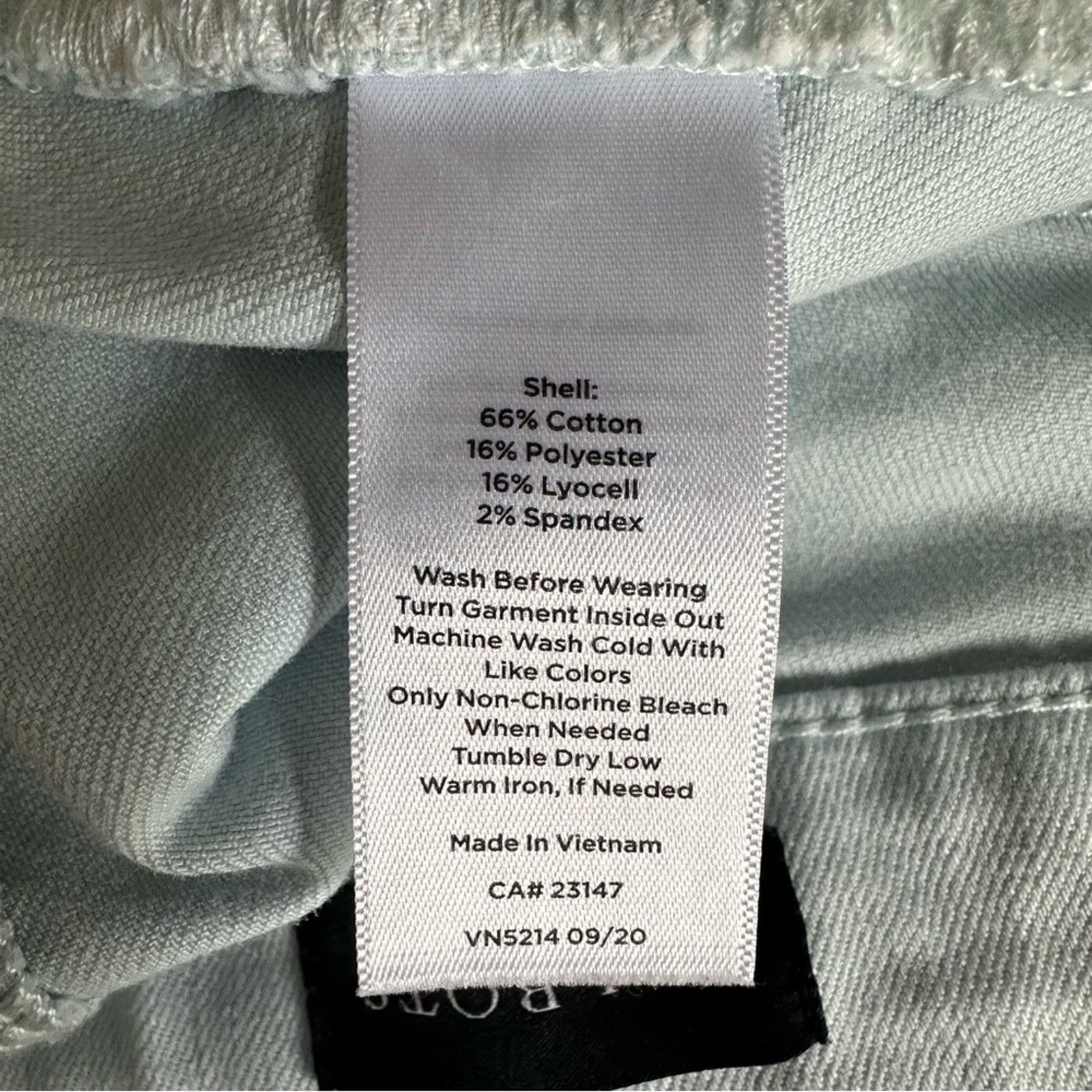 Robert Talbott TALBOTS Slim Ankle Jean Women’s size 6 Pale Blue Green Size 28" / US 6 / IT 42 - 11 Thumbnail