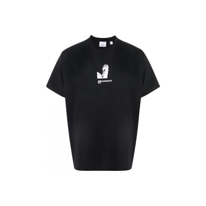 Burberry Burberry Logo Print Cotton T-Shirt for All 0079 Size XXS / US 00 / IT 34 - 1 Thumbnail