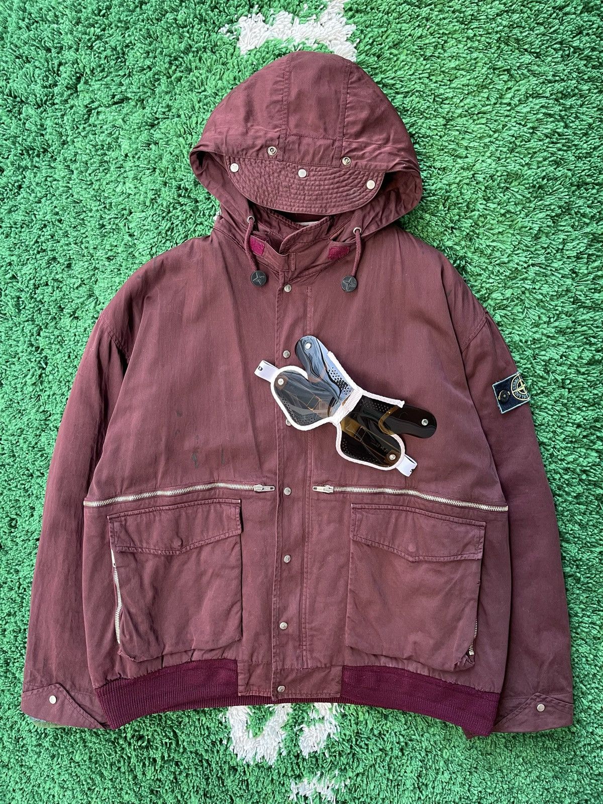 ジャケット・アウター STONE  MASSIMO OSTI RASO GOMMATO STONE ISLAND - STONE ISLAND 88SS RASO GOMMATO コーティング