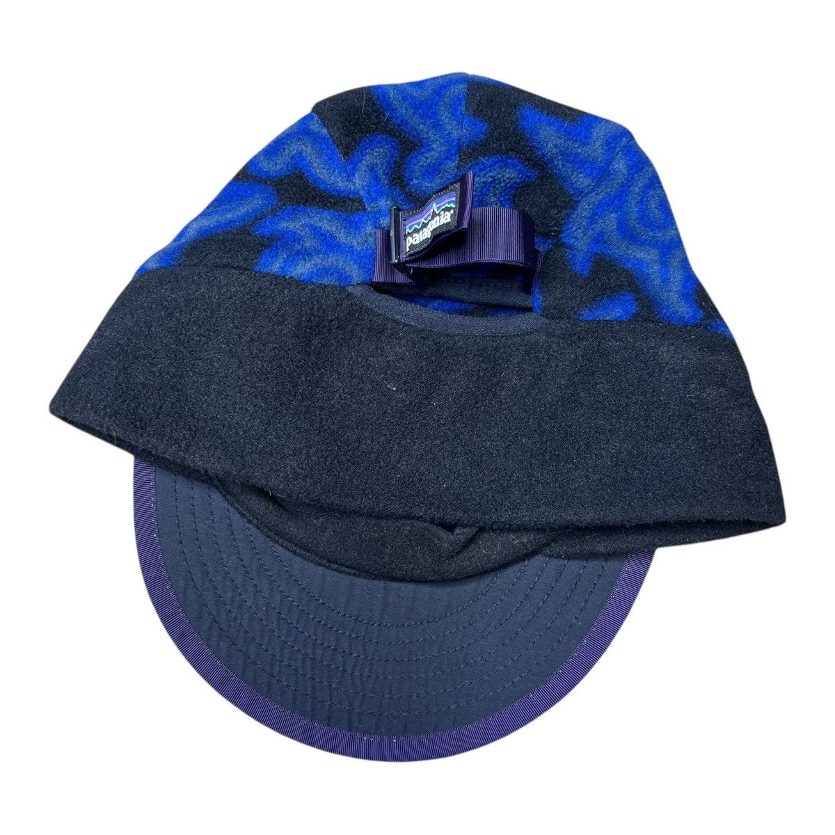 Patagonia 1990s Patagonia Zen Turtle Duck Bill 5 Panel Synchilla Hat Size ONE SIZE - 8 Thumbnail