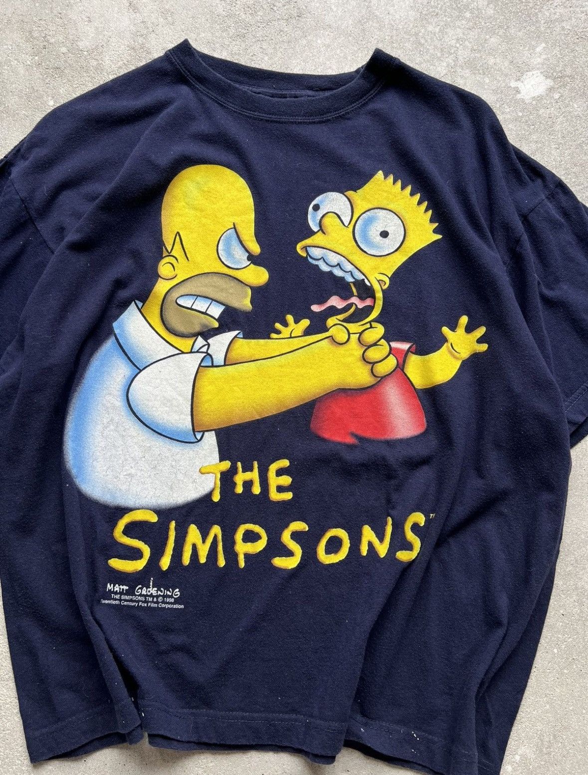 The Simpsons Vintage 1998 Homer and Bart Simpson T-Shirt Size US L / EU 52-54 / 3 - 4 Thumbnail