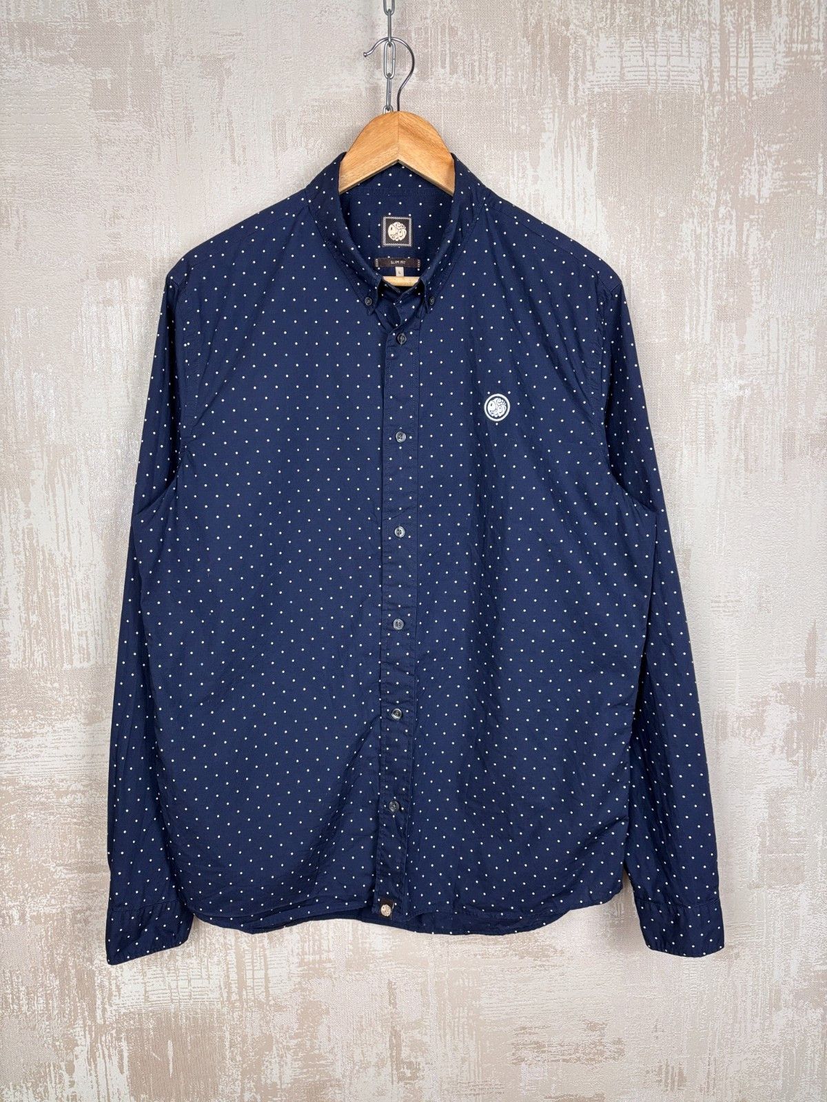 Pretty Green Pretty Green Polka Dot Shirt Long Sleeve Slim Fit Size US L / EU 52-54 / 3 - 3 Thumbnail