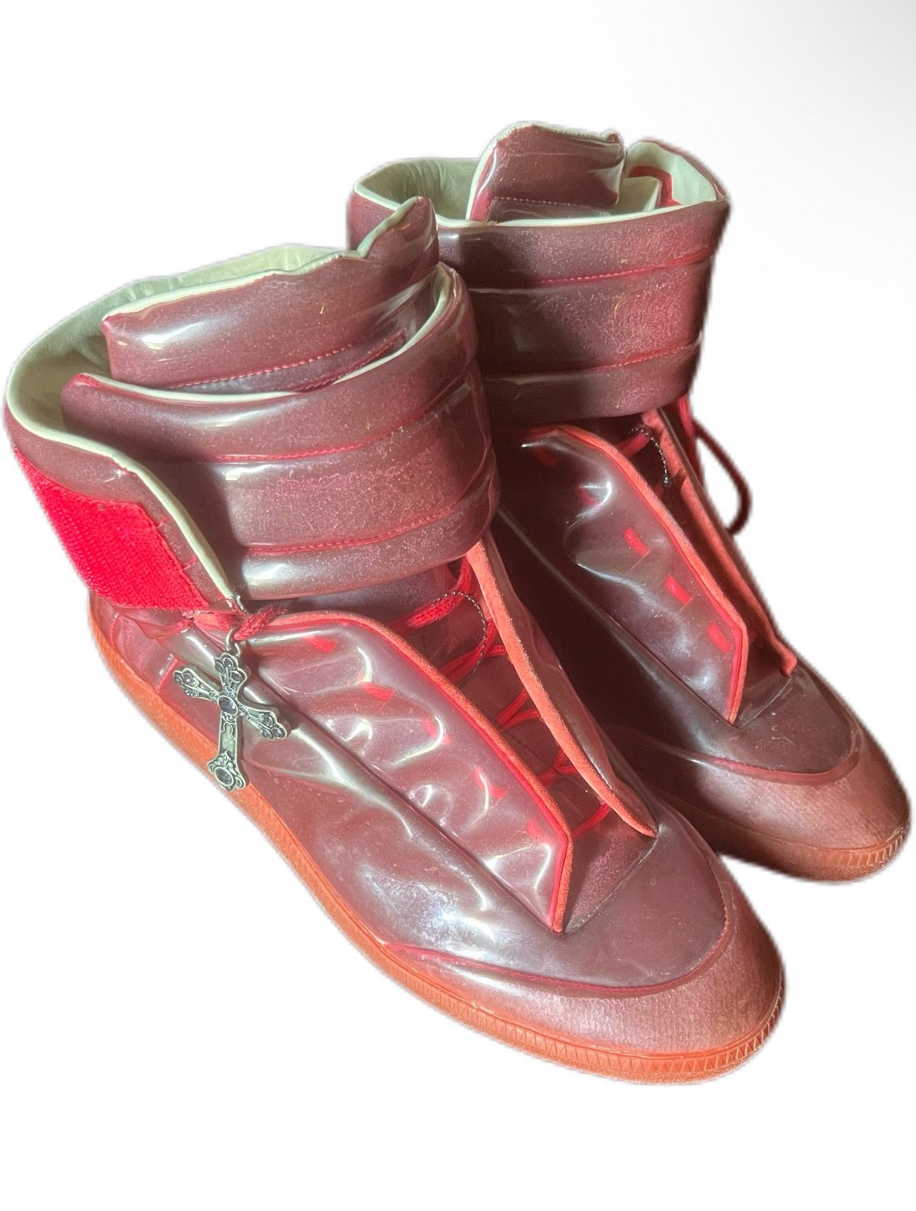 Maison Margiela Maison Margiela Future Red PVC Size US 13 / EU 46 - 1 Thumbnail