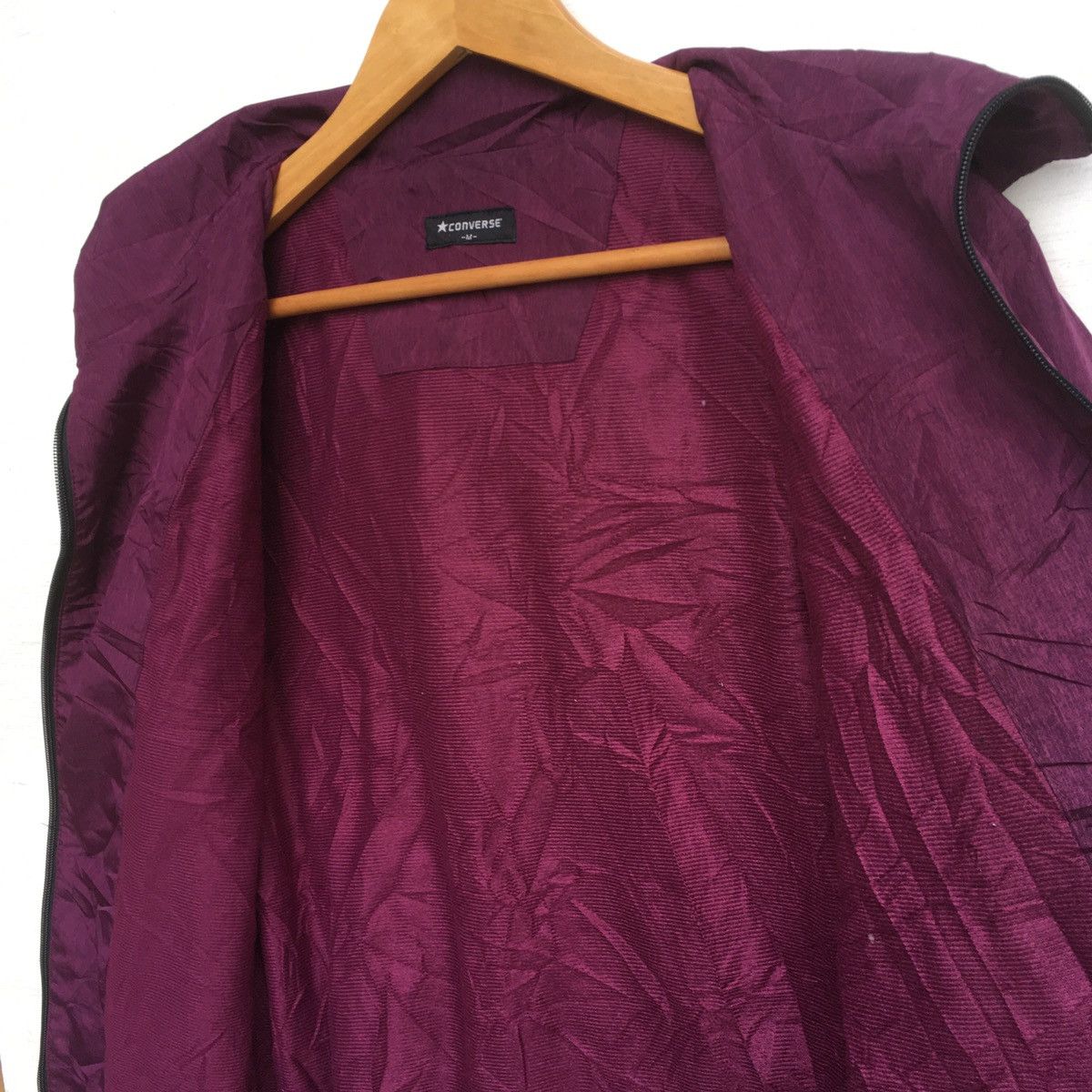 Converse × Vintage Converse Windbreaker Jacket M Purple Size US M / EU 48-50 / 2 - 16 Thumbnail
