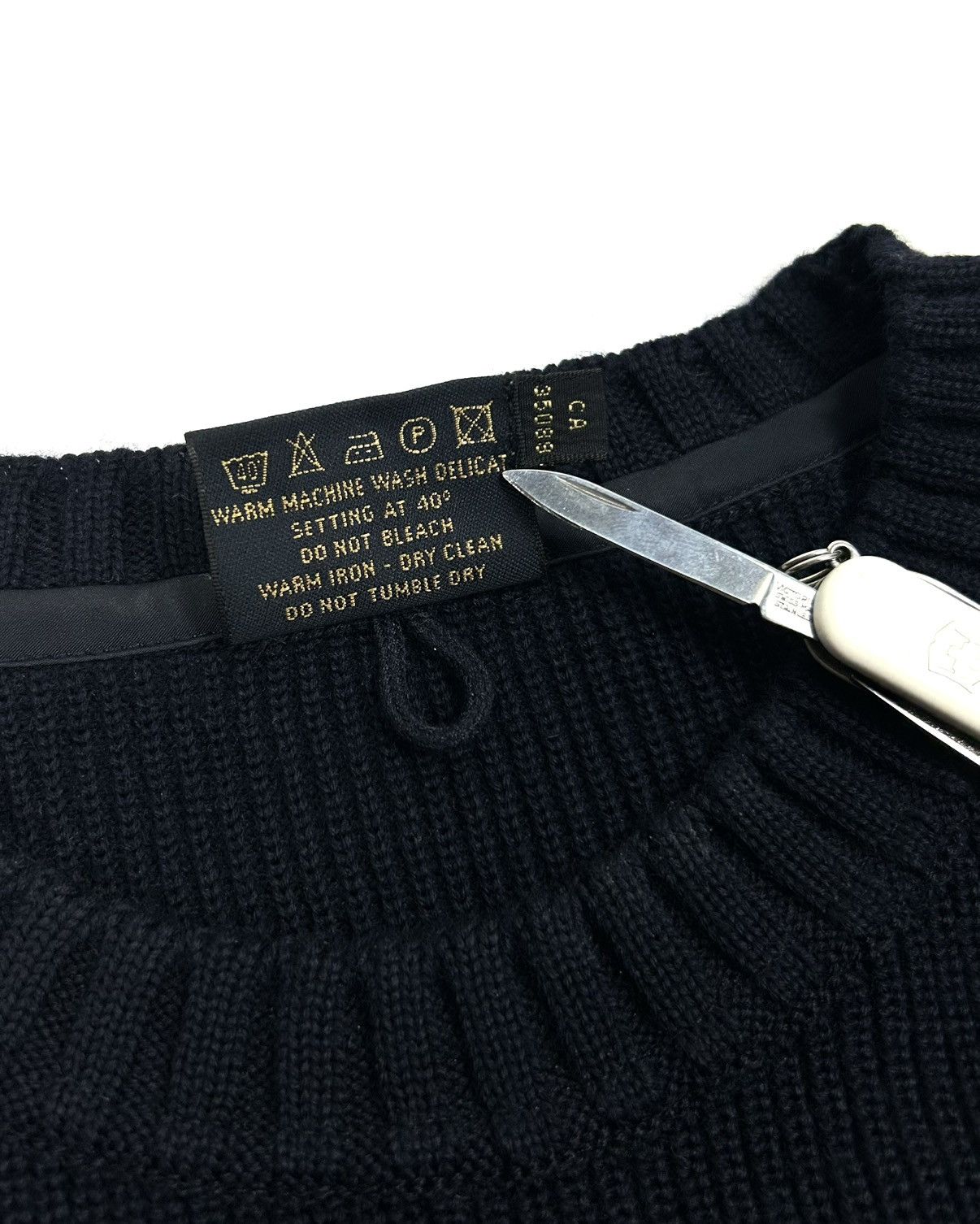 Paul & Shark Luxury Paul & Shark Yachting Knit Wool Sweater Navy Vintage Size US L / EU 52-54 / 3 - 10 Thumbnail