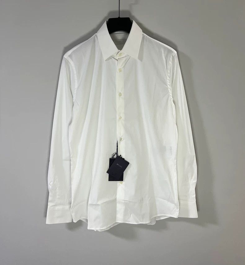 Prada Prada Size 39 Long-sleeved shirt 2501-Nextarrow Size US XXS / EU 40 - 1 Thumbnail