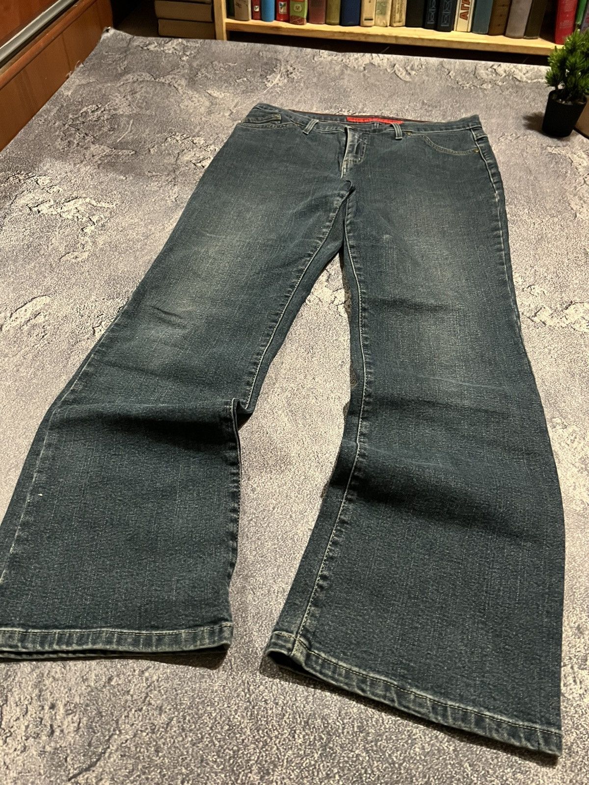 Japanese Brand If Six Was Nine Style Darkwear Flared Swag Jeans Drip 90s Size US 32 / EU 48 - 2 Thumbnail