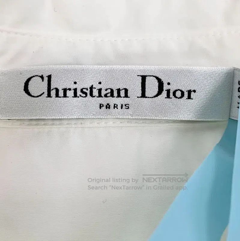 Dior Dior White Cotton XS Women's Dress . Size XS / US 0-2 / IT 36-38 - 4 Thumbnail